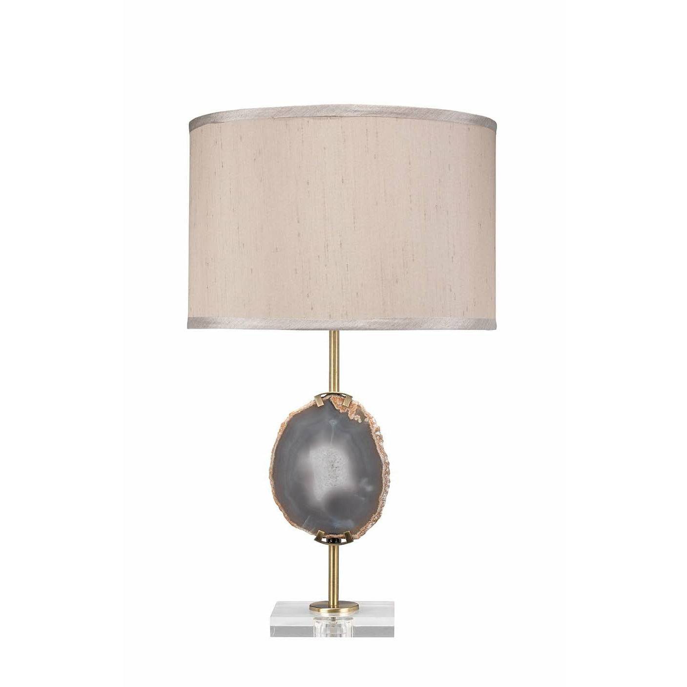 Agate Slice Table Lamp