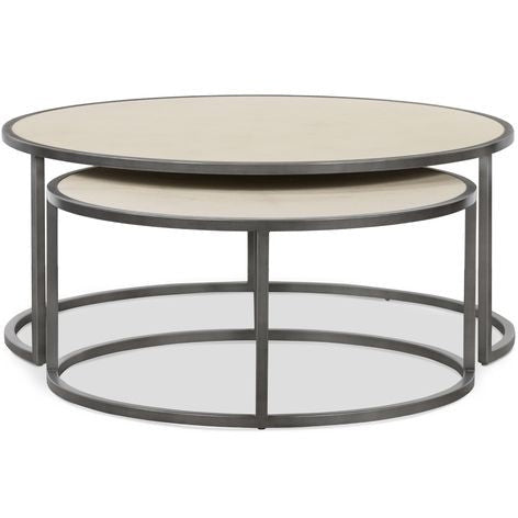 Shagreen Nesting Table