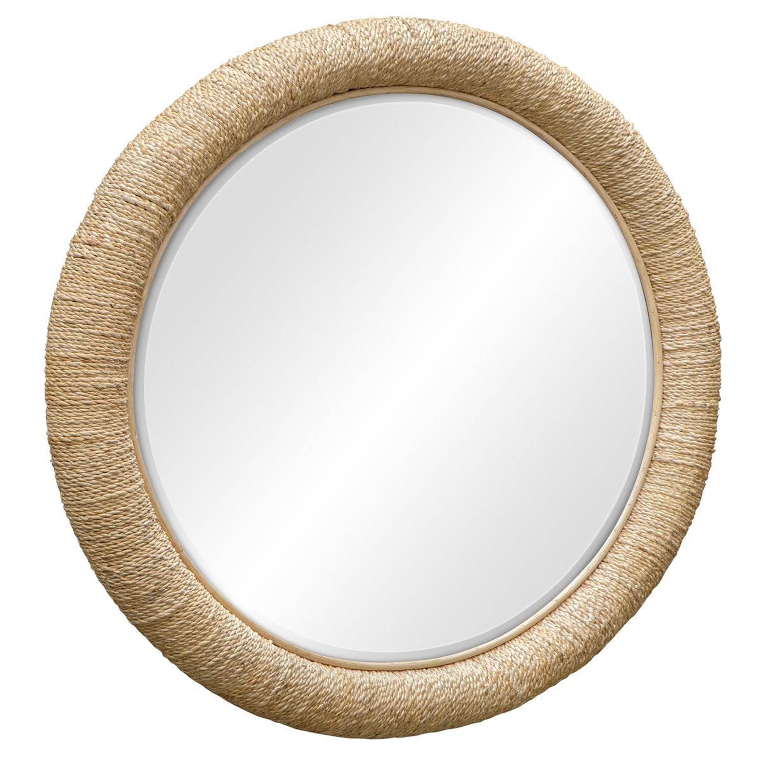 Mariner Round Mirror, Natural