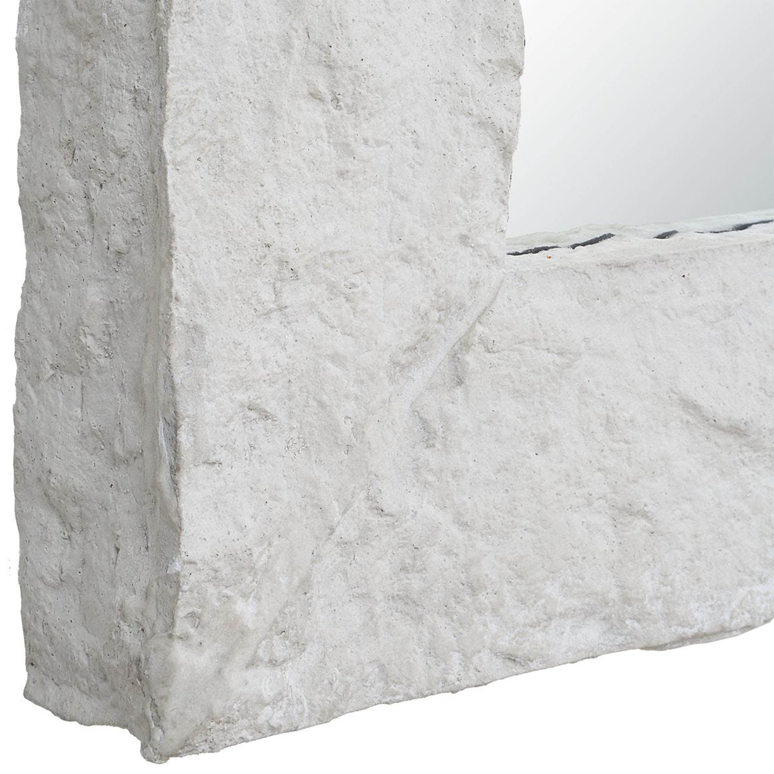 Quarry Rectangle Mirror, White
