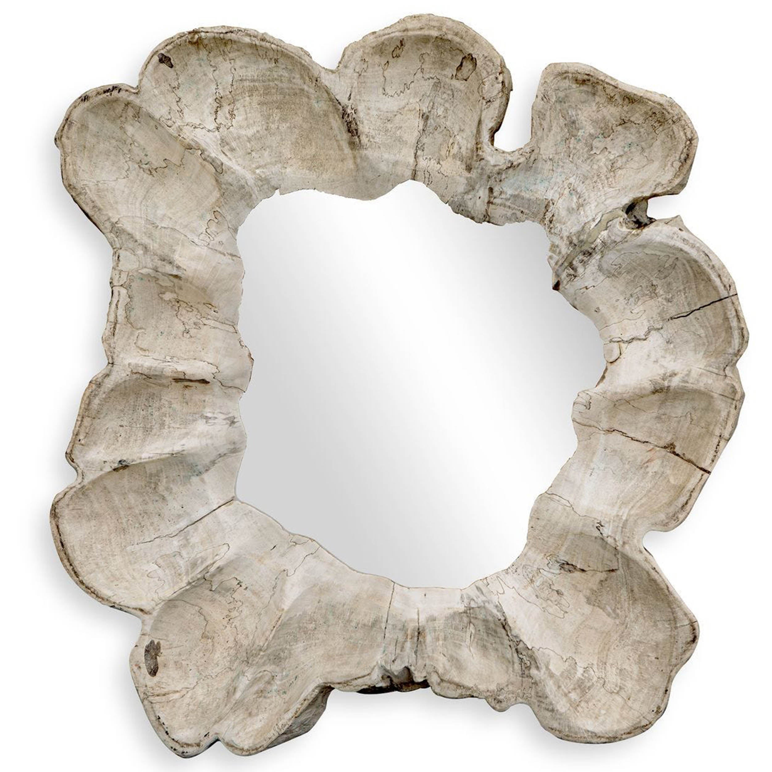 Ariadne Round Mirror, Beige