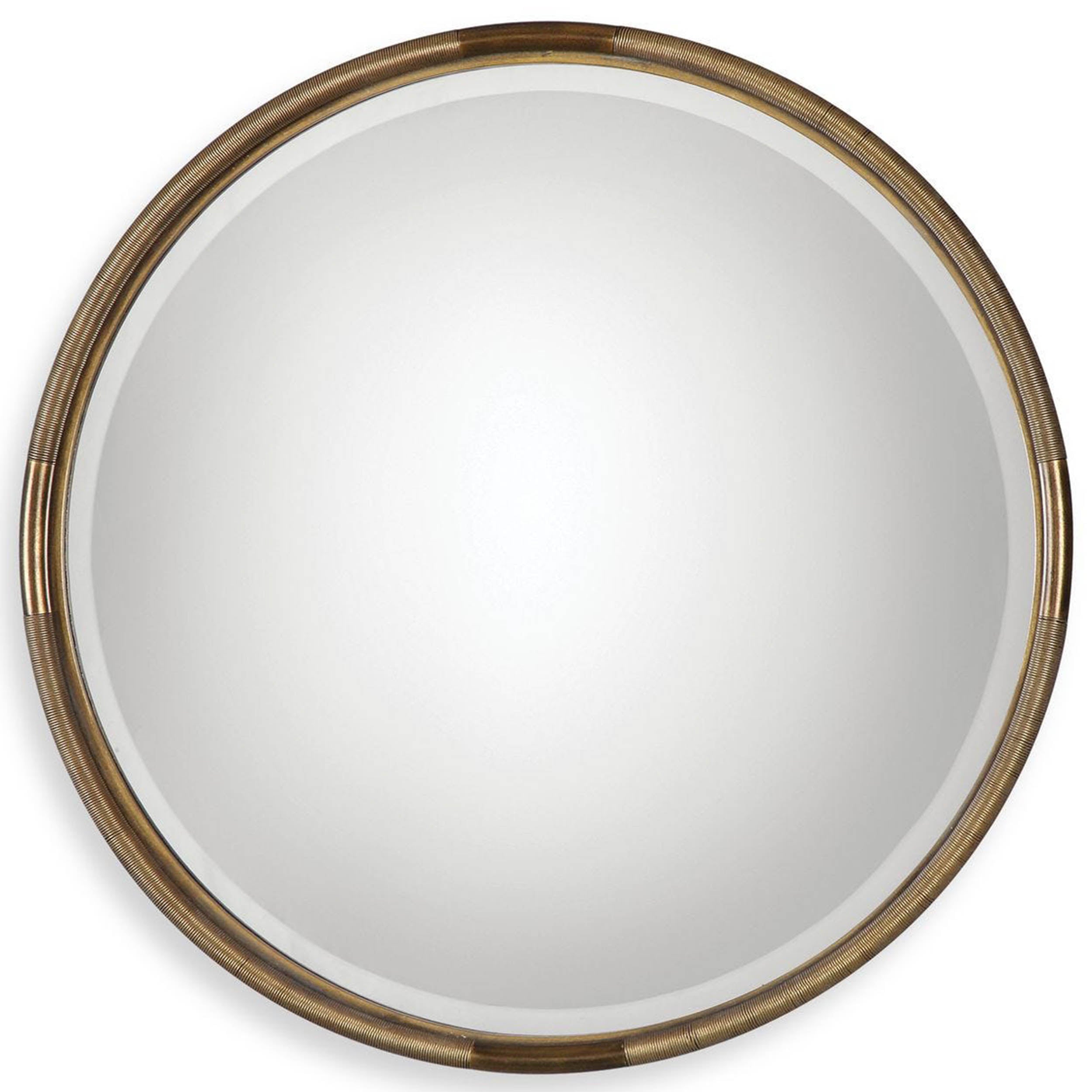 Finnick Round Mirror, Gold