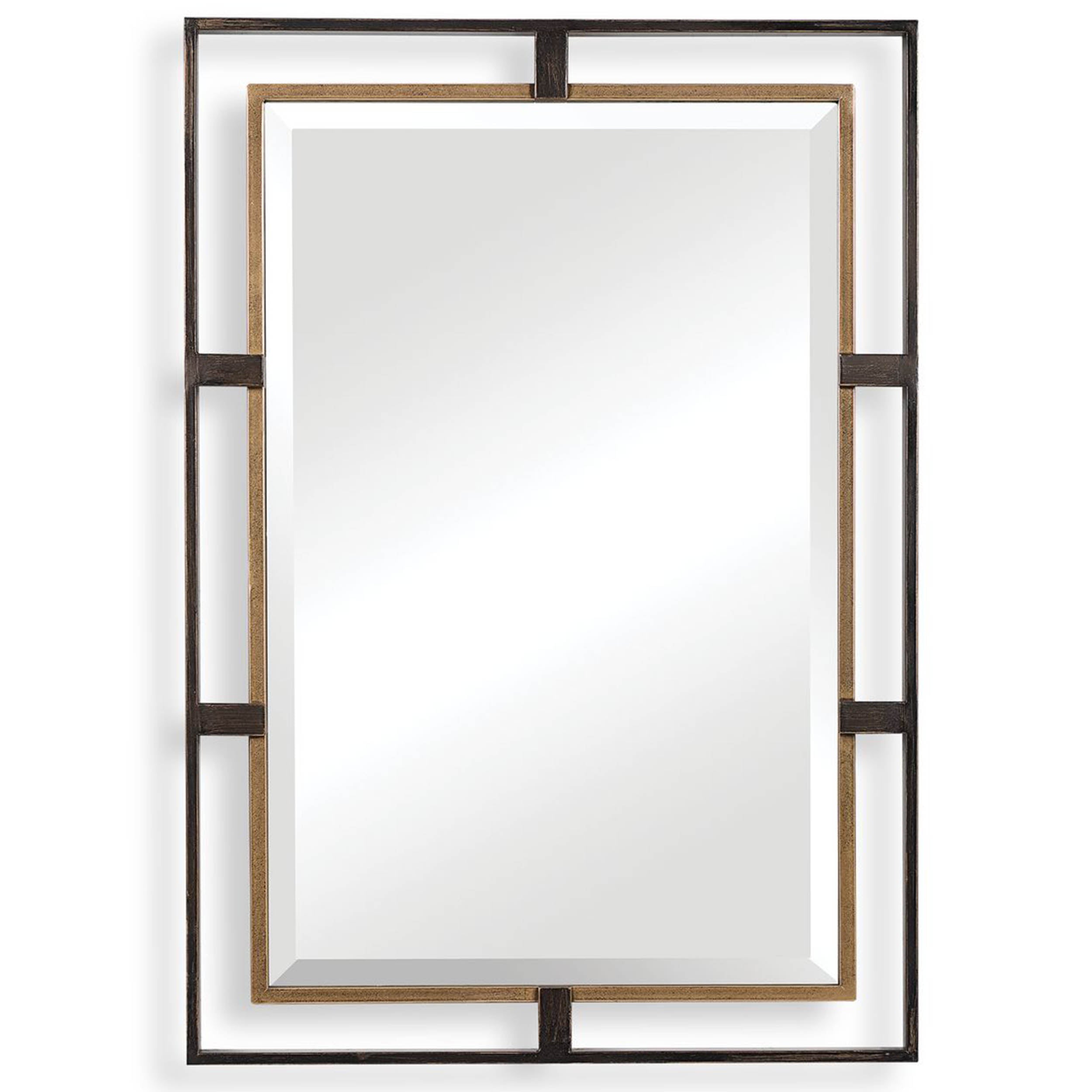 Carrizo Rectangle Mirror, Bronze