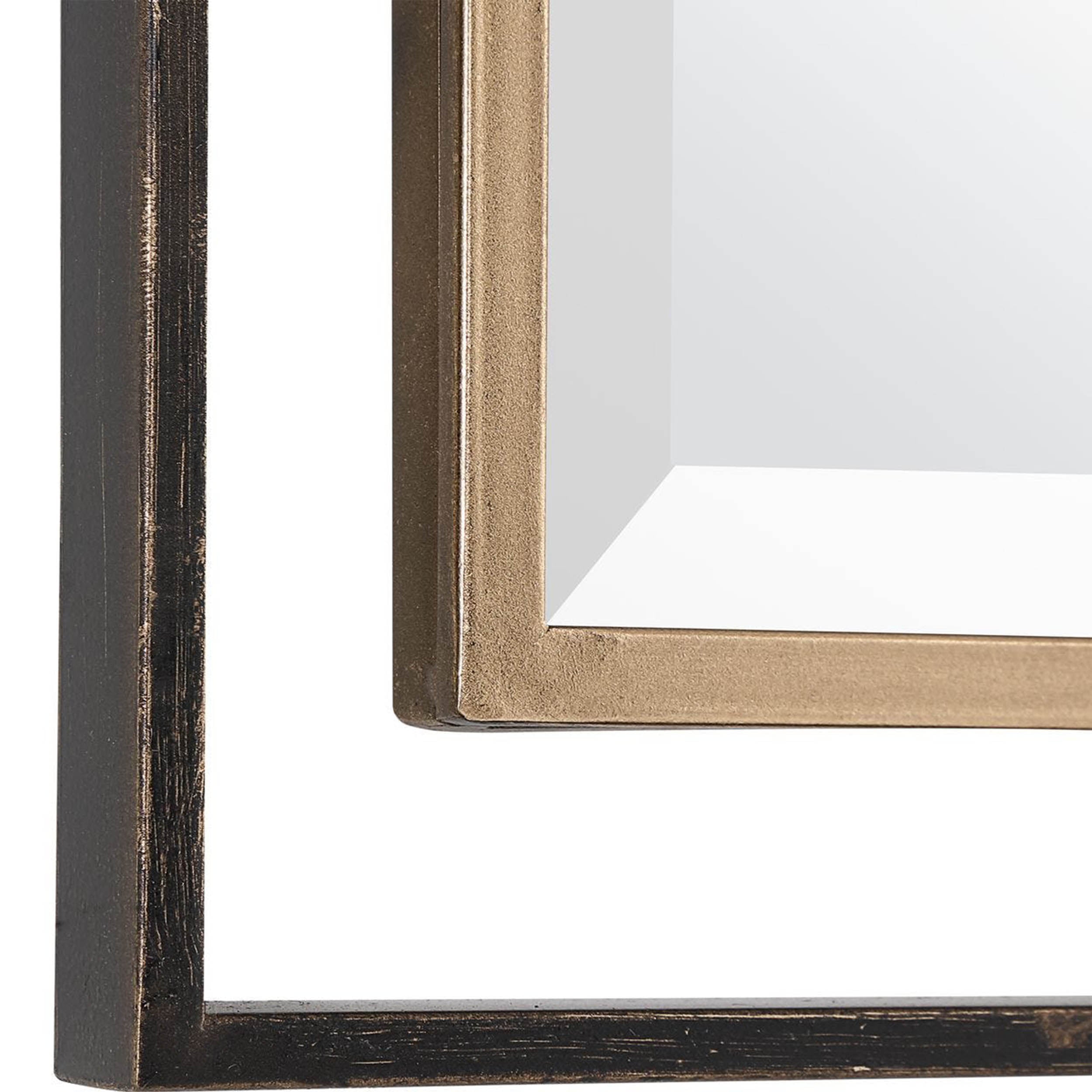 Carrizo Rectangle Mirror, Bronze