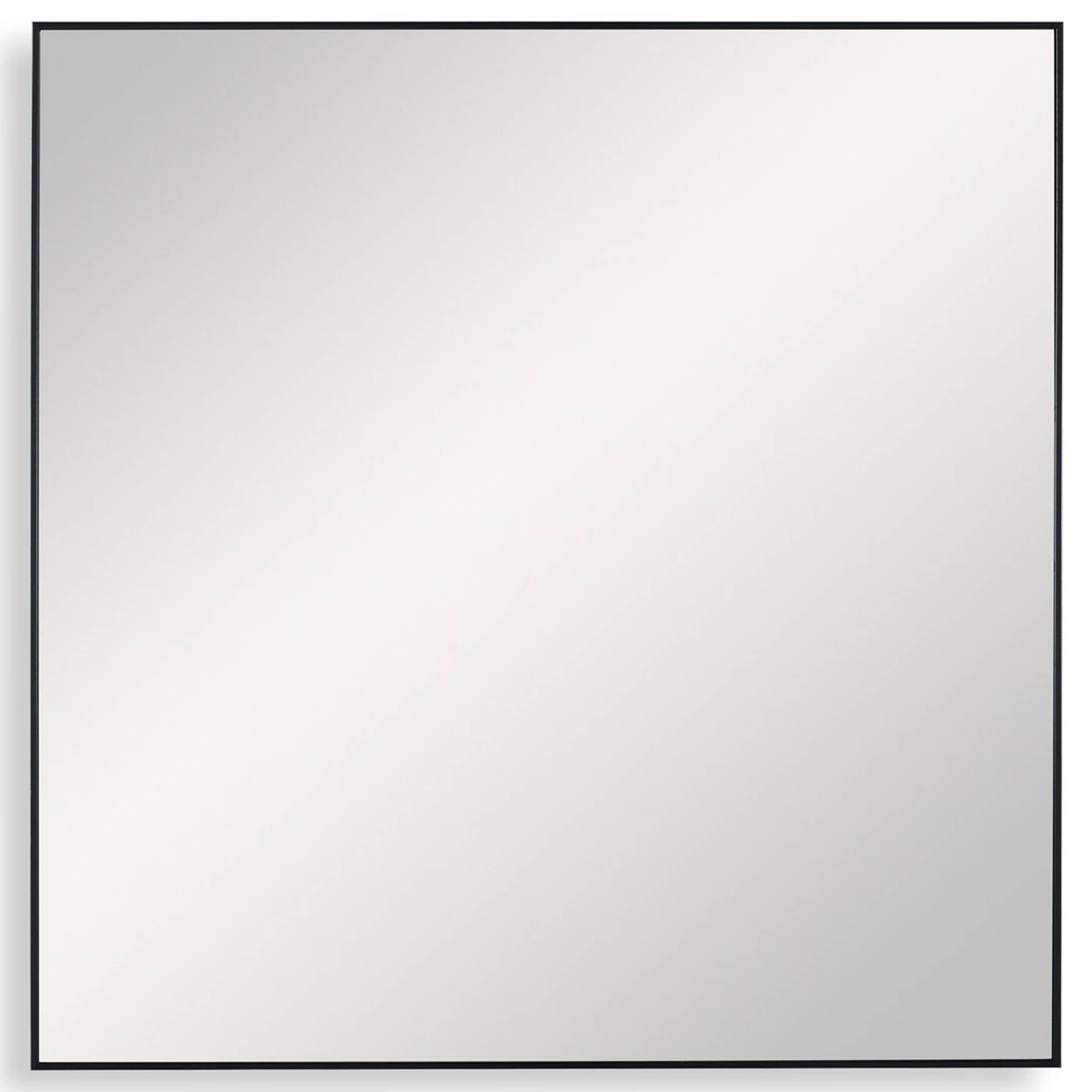 Alexo Square Mirror, Black