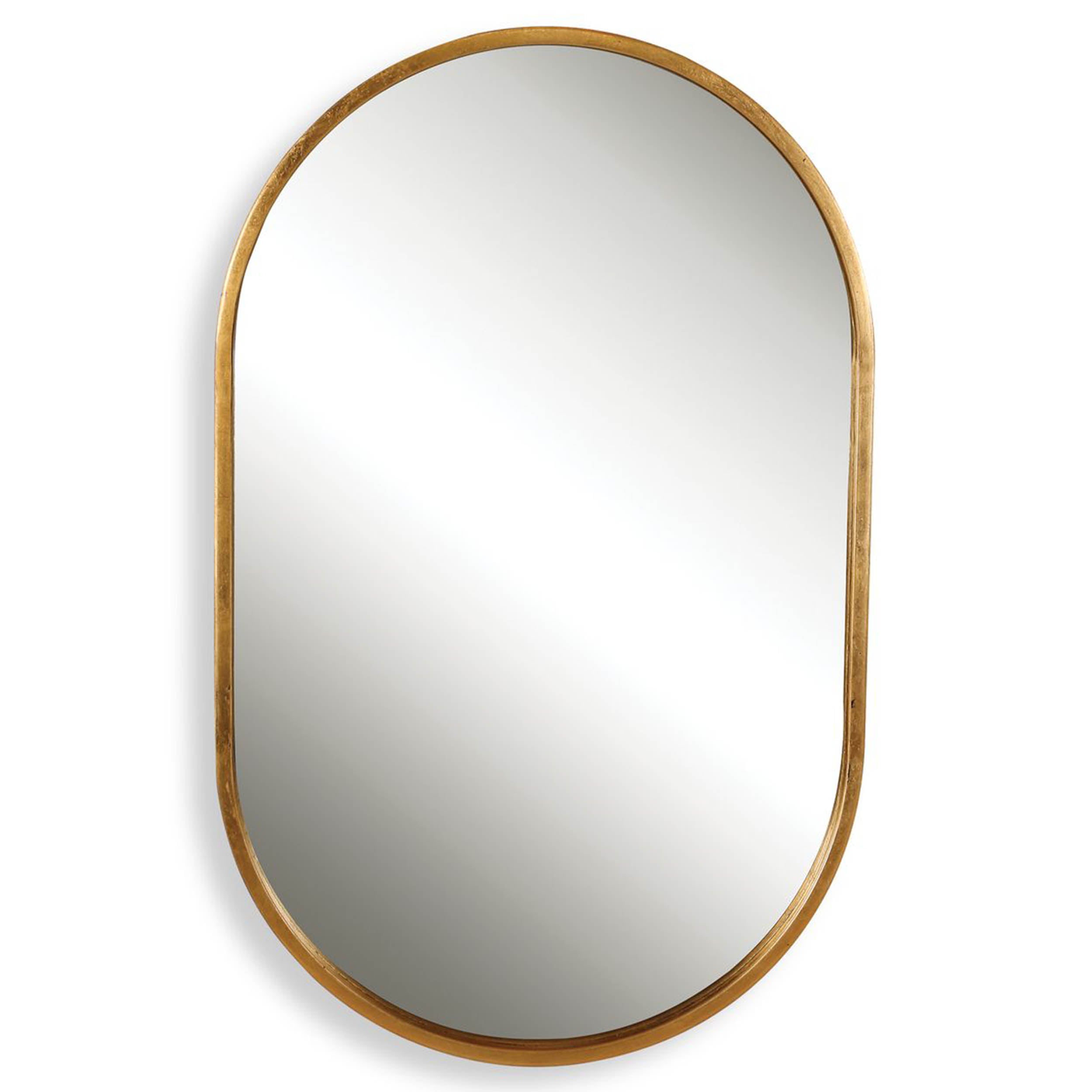 Varina Oval Mirror, Gold
