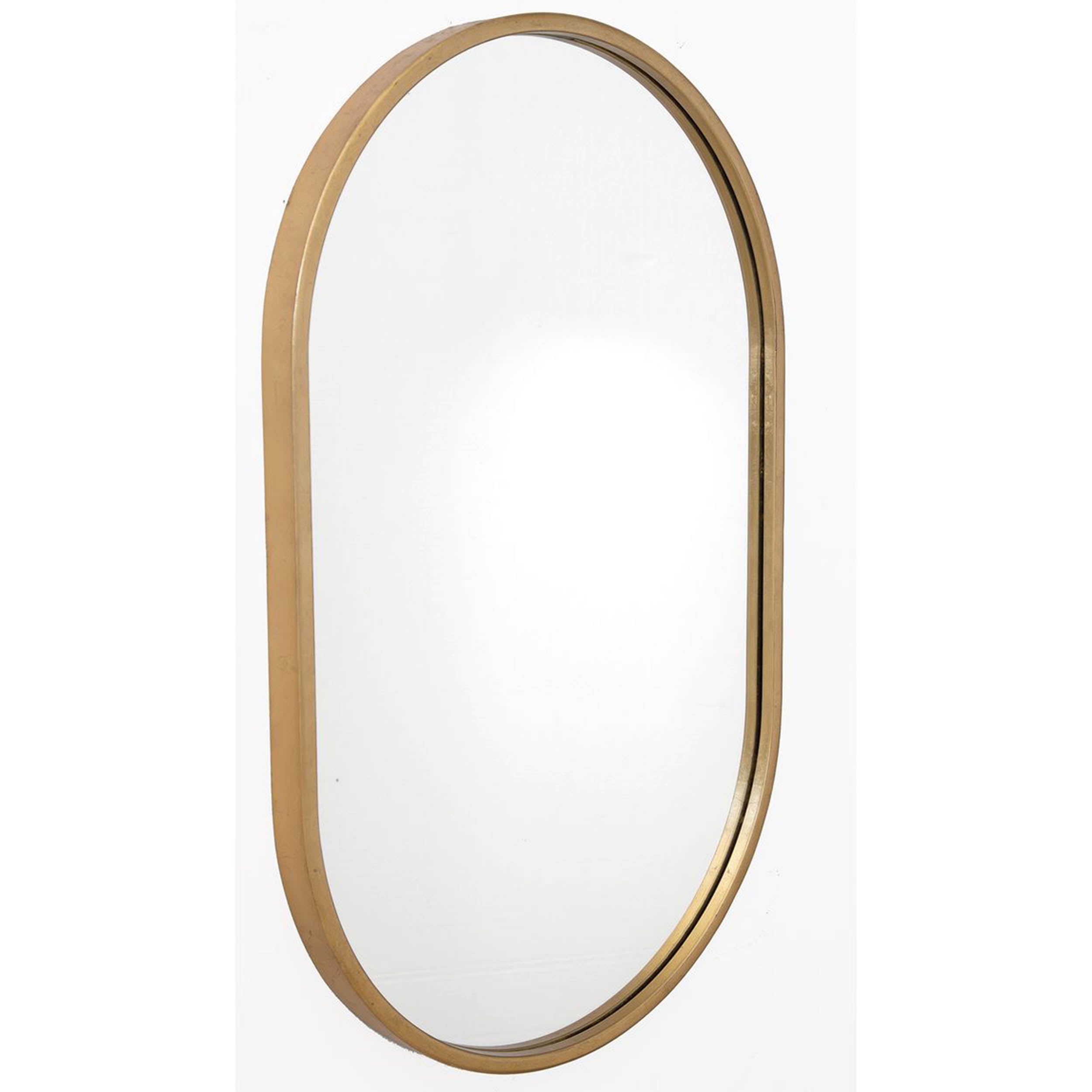 Varina Oval Mirror, Gold