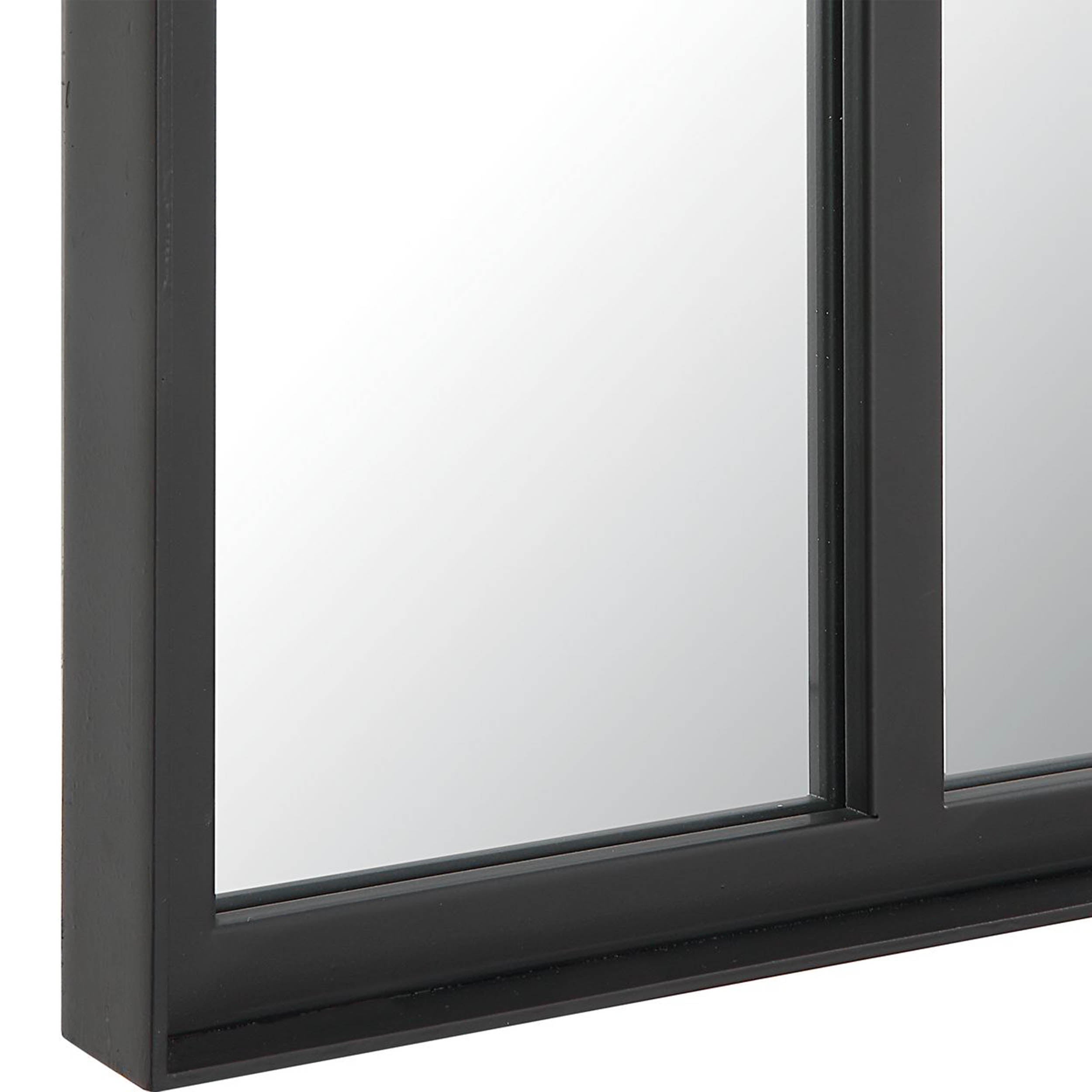 Camber Arch Mirror, Black