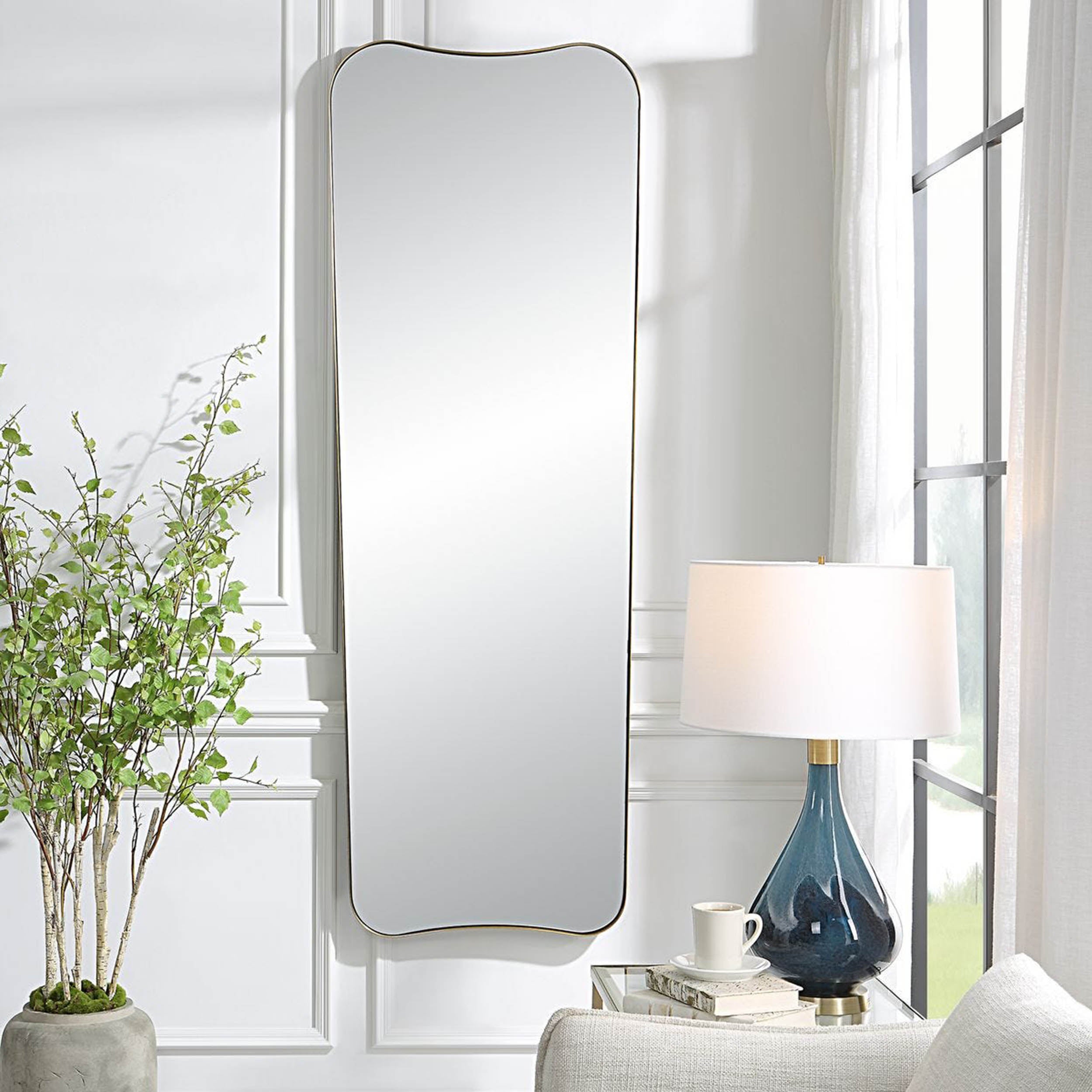 Belvoir Large Mirror, Gold