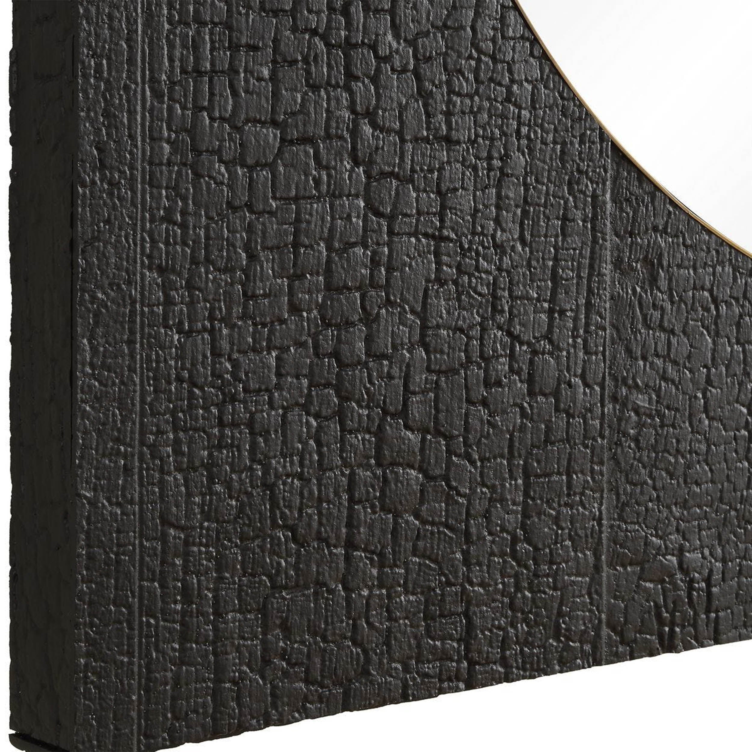 Ember Square Mirror, Black