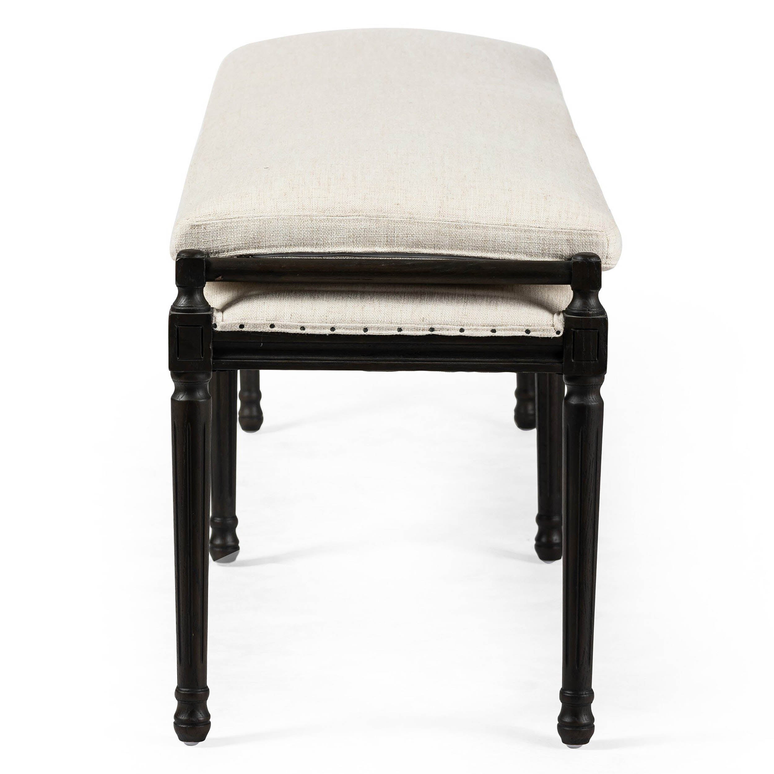 Lucille Dining Bench-67", Alcala Cream
