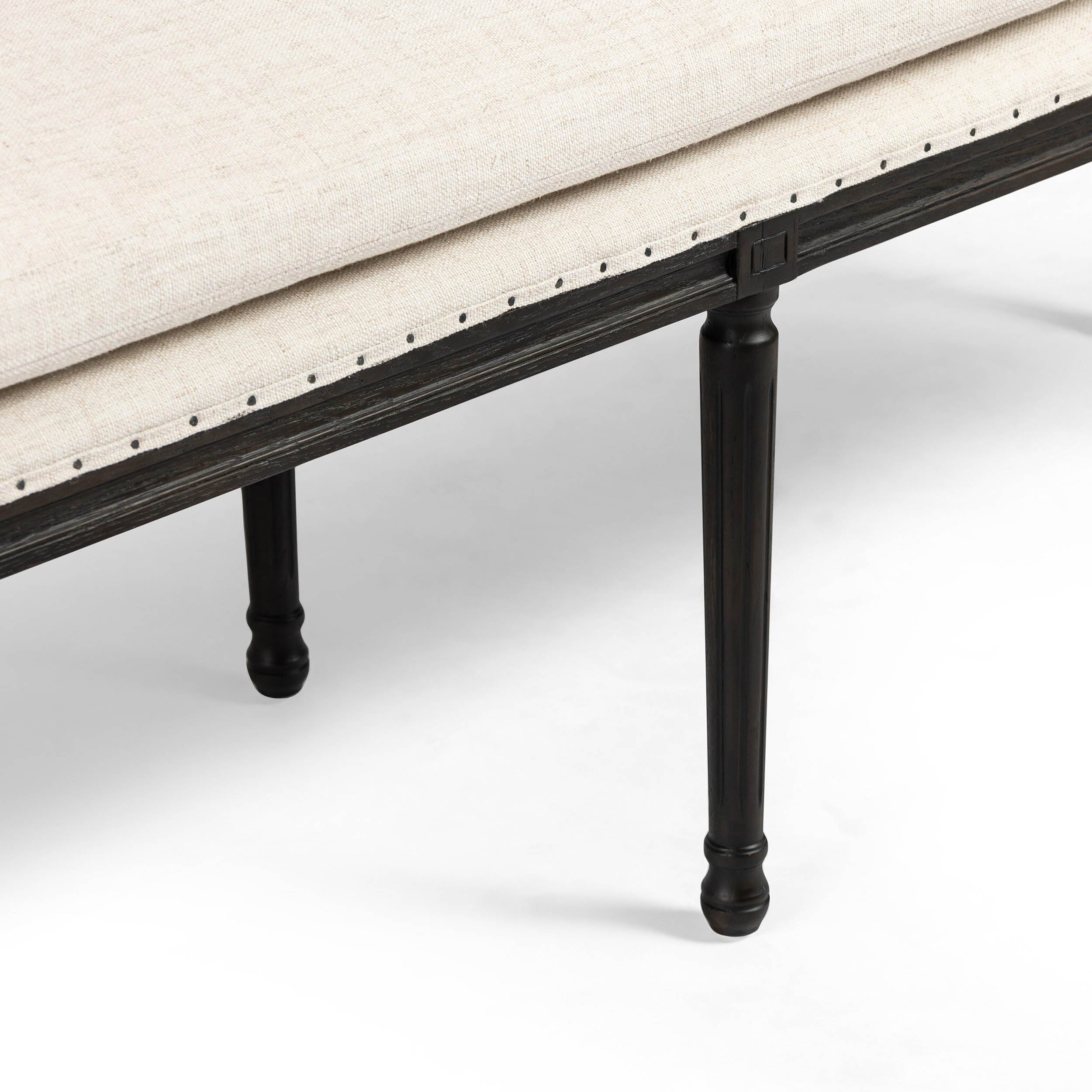 Lucille Dining Bench-67", Alcala Cream