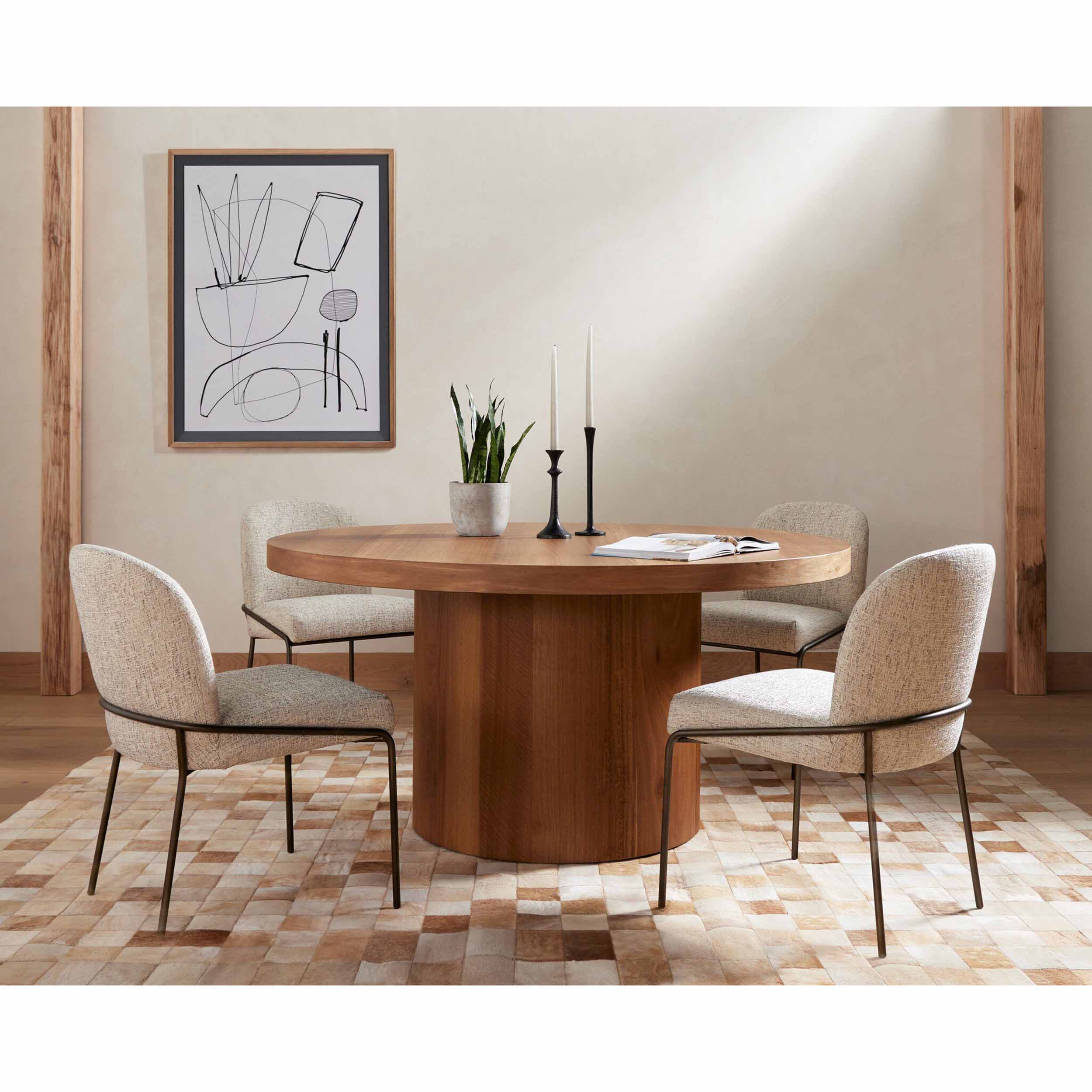 Astrud Dining Chair, Lyon Pewter