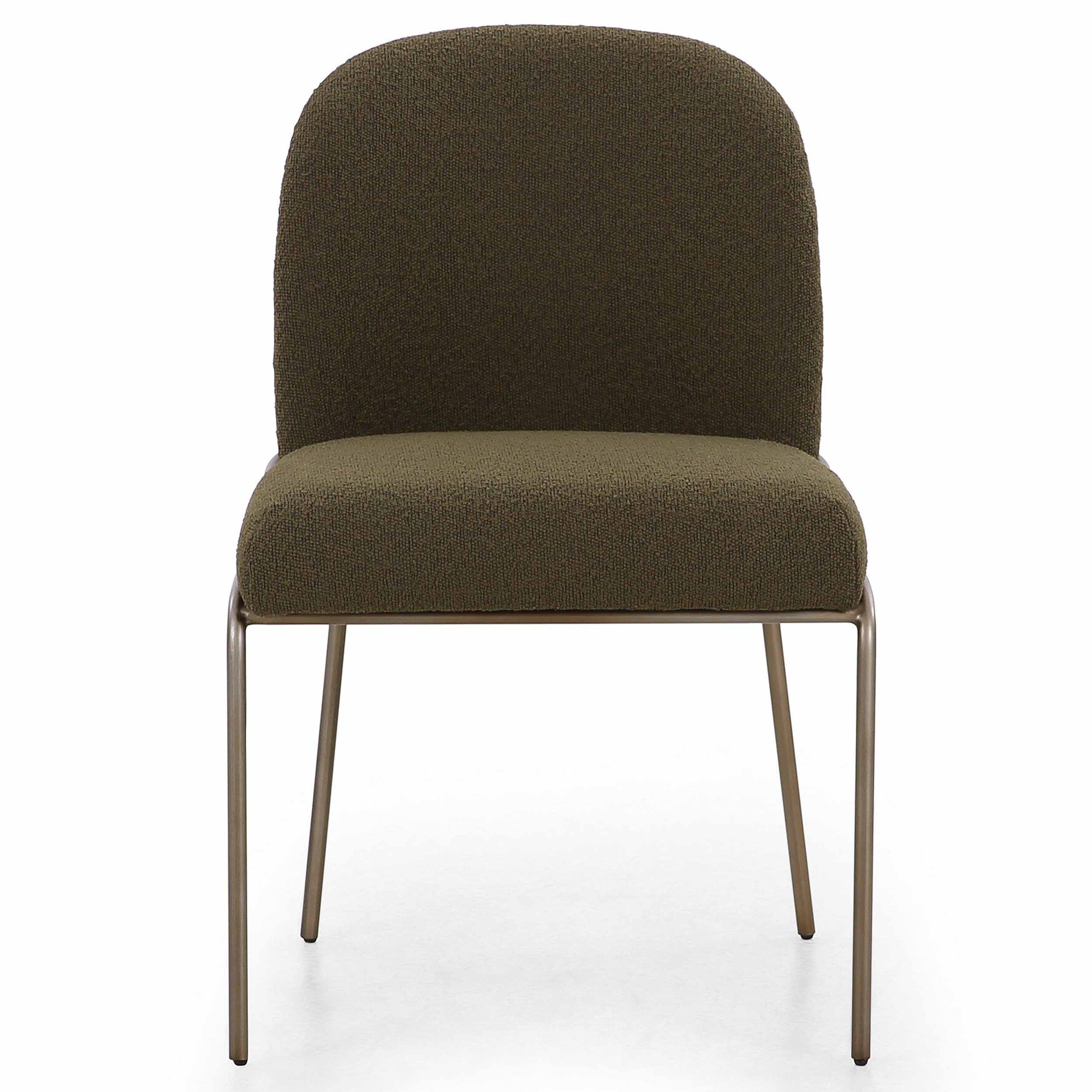 Astrud Dining Chair, FIQA Boucle Olive