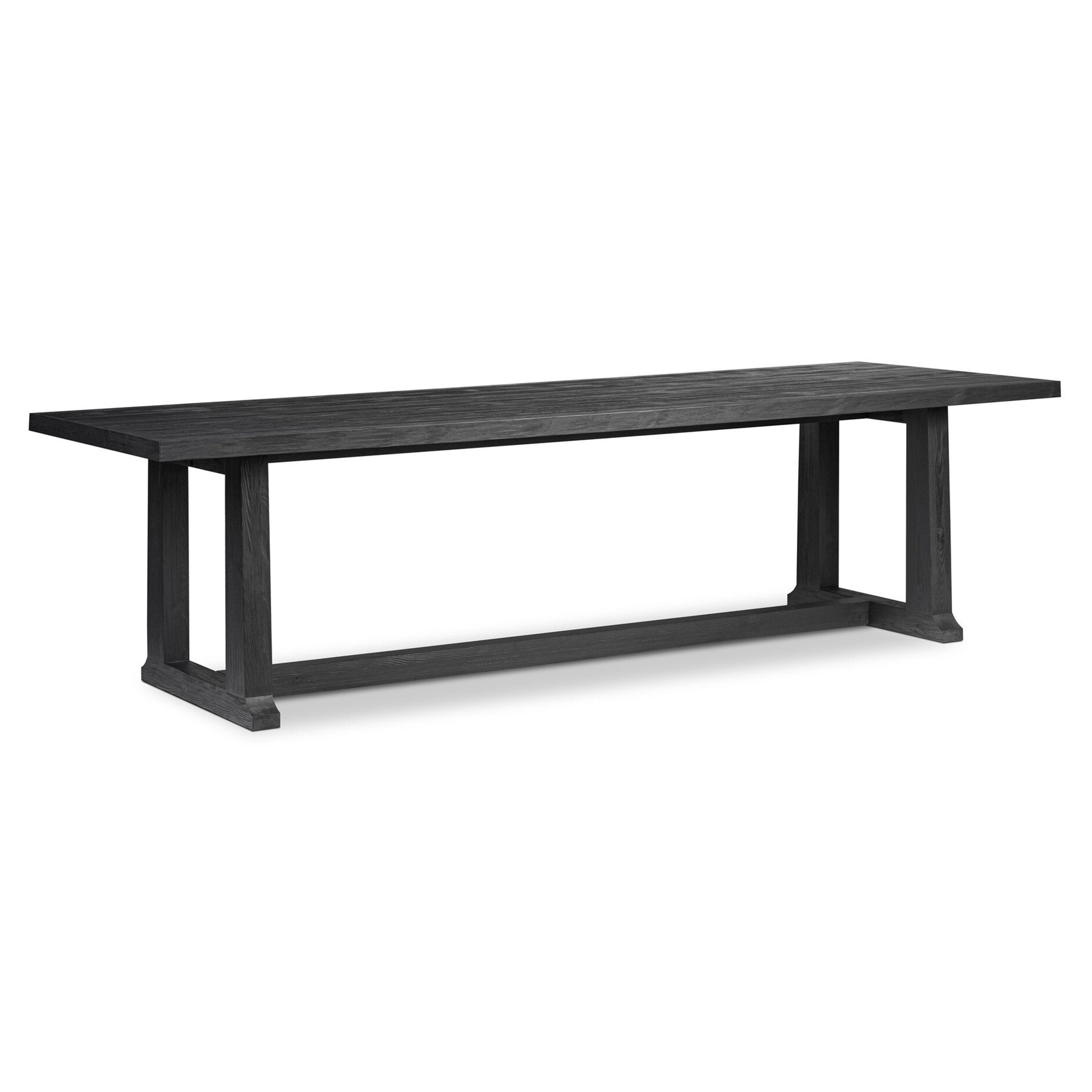 Otto Dining Table, Black Pine