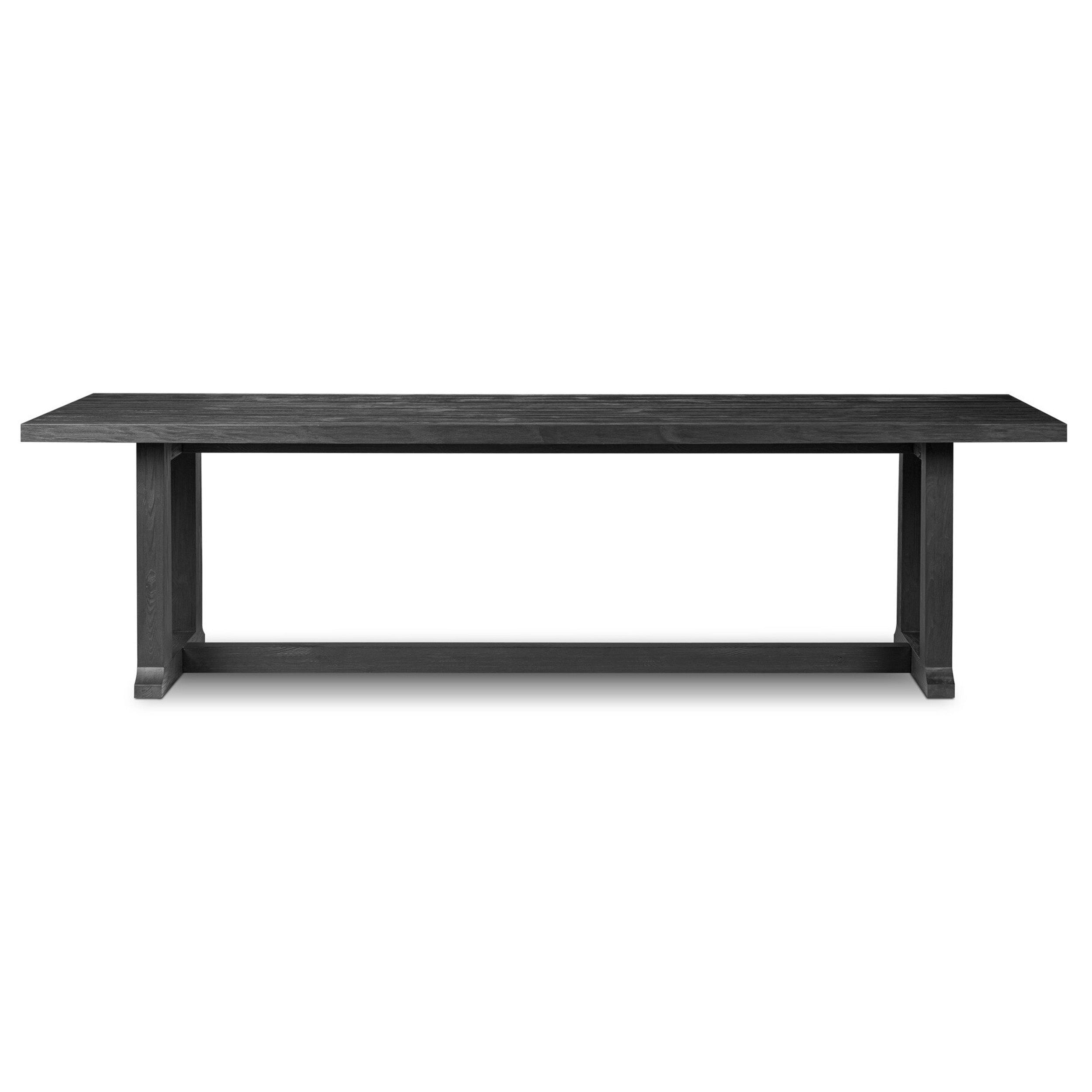 Otto Dining Table, Black Pine