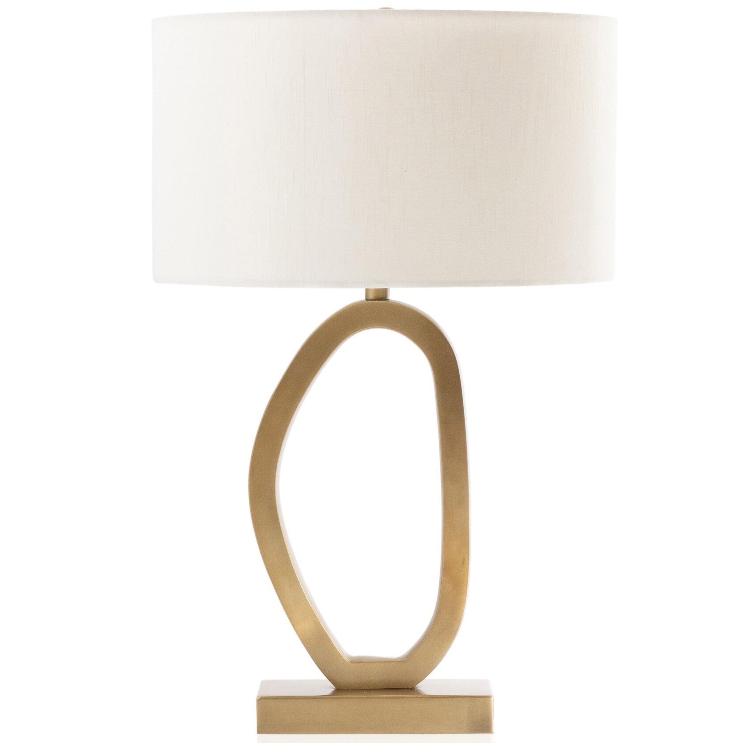 Bingley Table Lamp, Antique Brass Aluminum