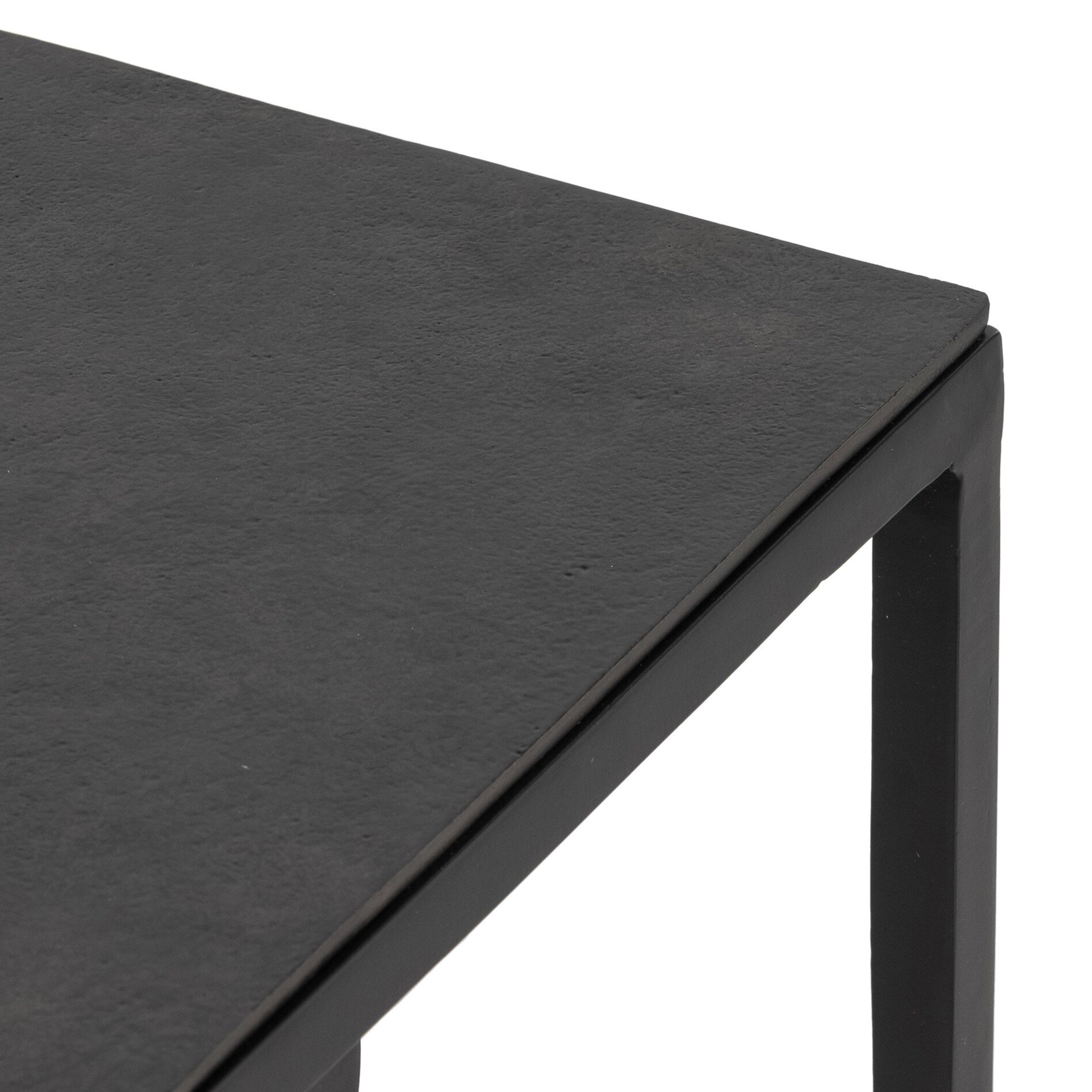 Dalston Nesting End Table Set, Raw Black