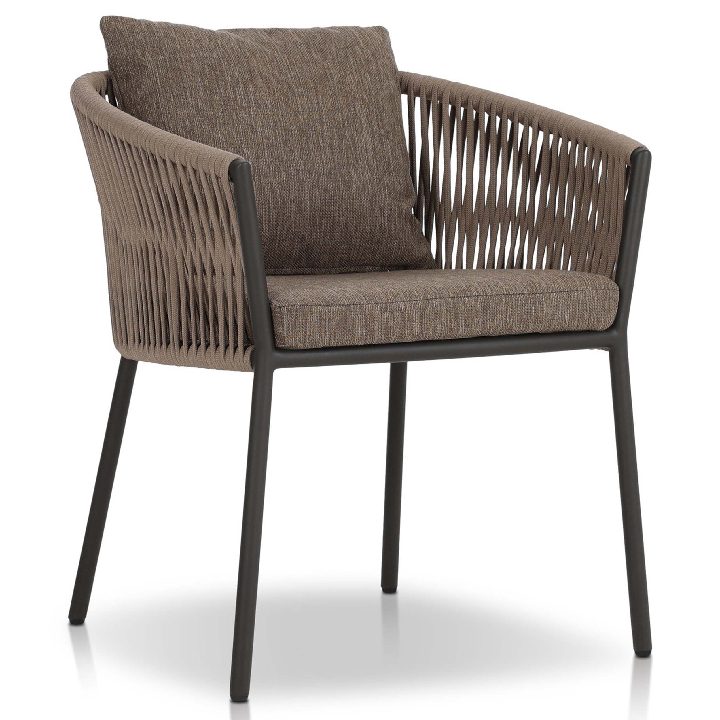 Porto Outdoor Dining Chair, Ellor Brown