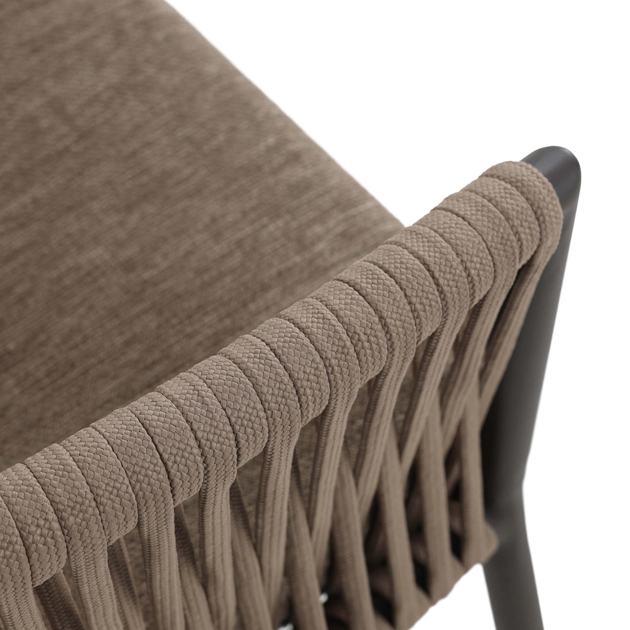 Porto Outdoor Dining Chair, Ellor Brown