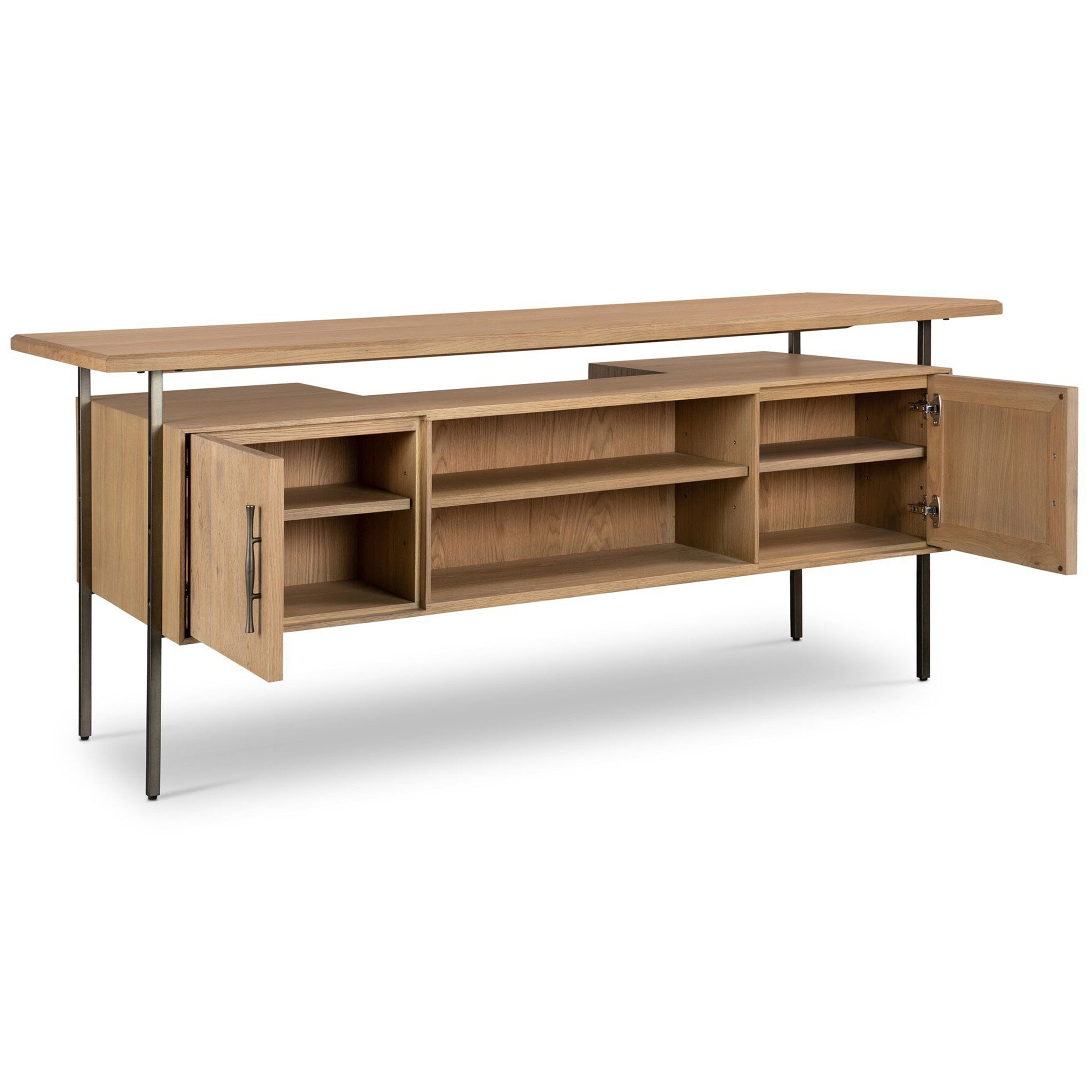Lauren Desk, Natural Resawn Oak
