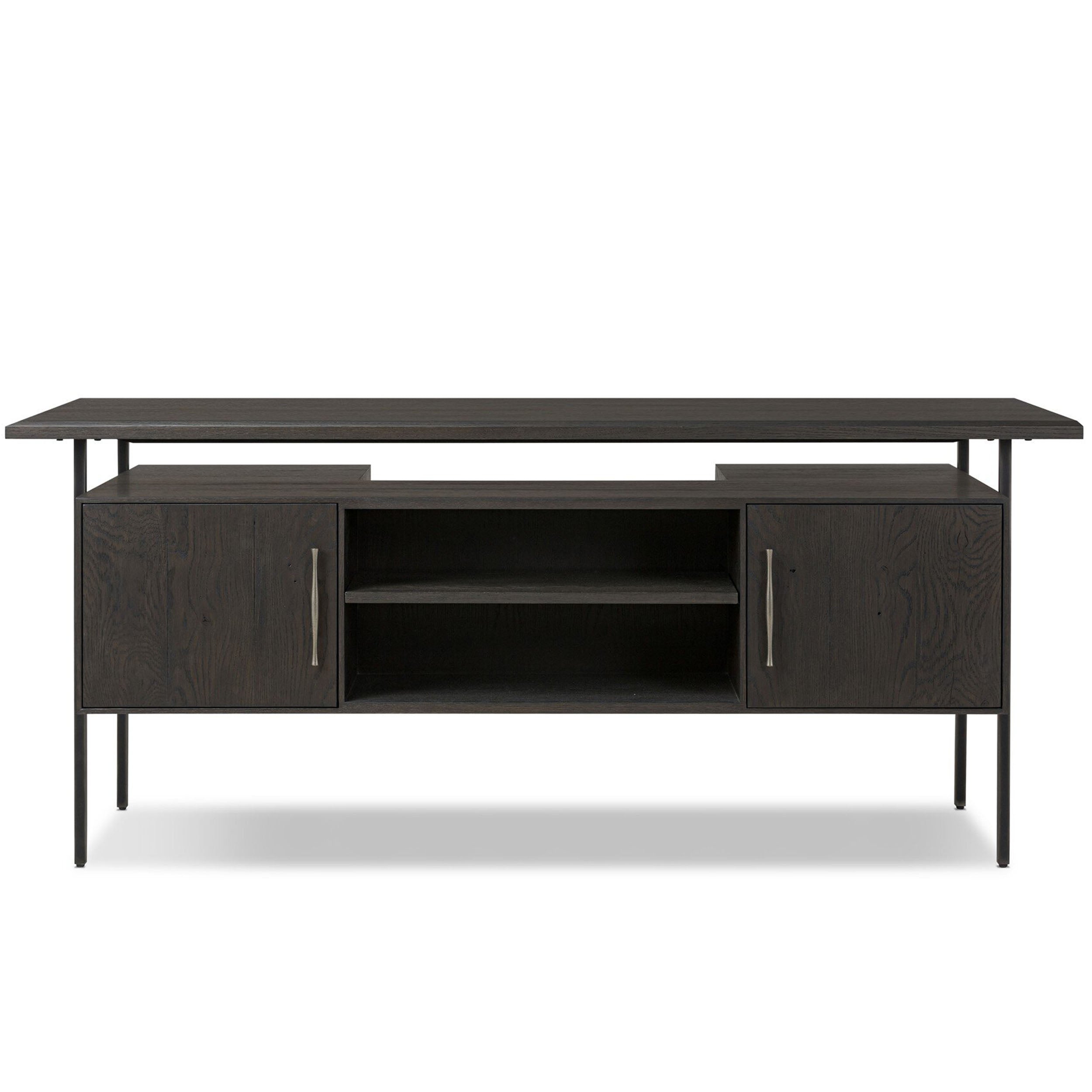 Lauren Desk, Charcoal Oak Resawn Veneer