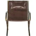 Willis Brown Leather Lounge Chair