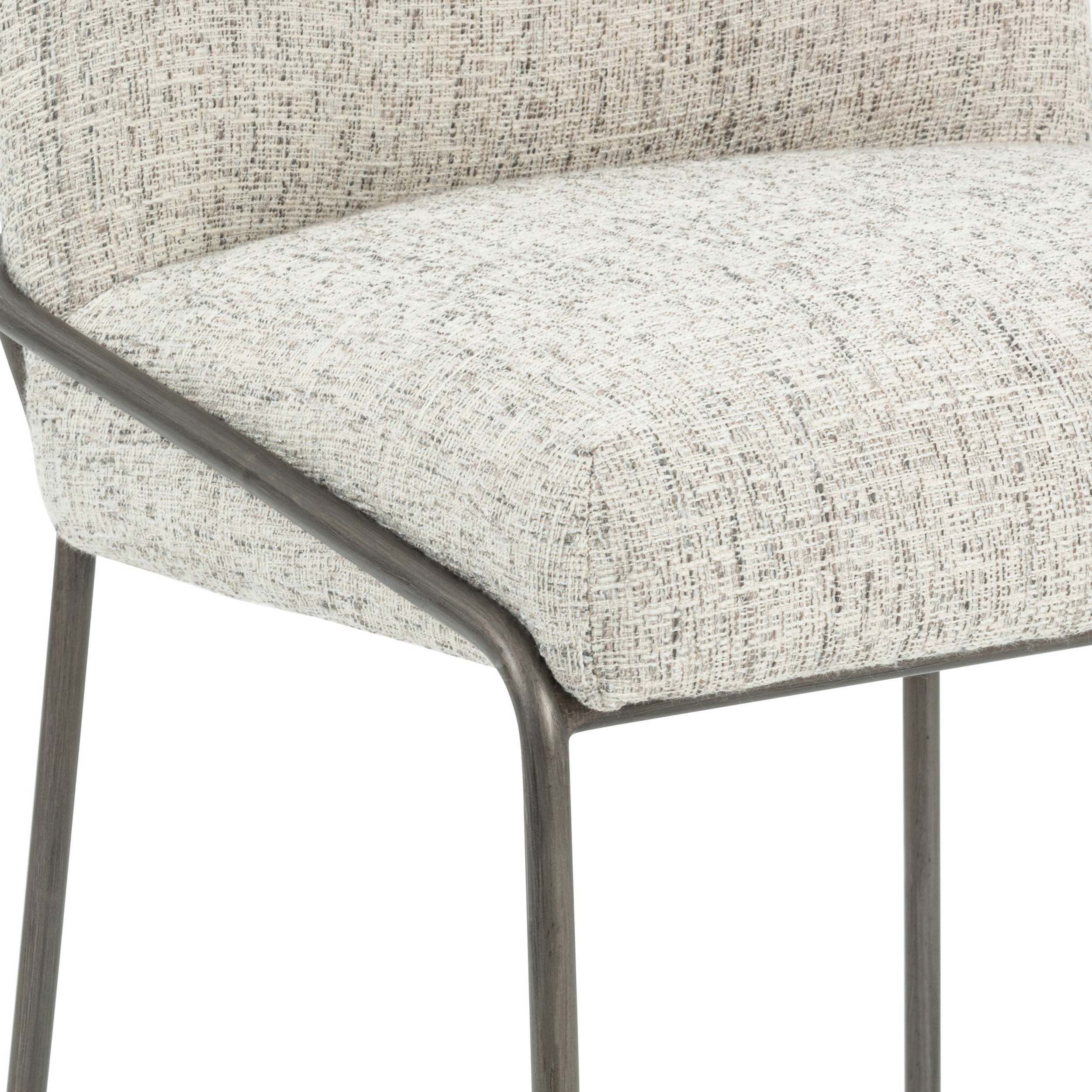 Astrud Bar + Counter Stool, Lyon Pewter