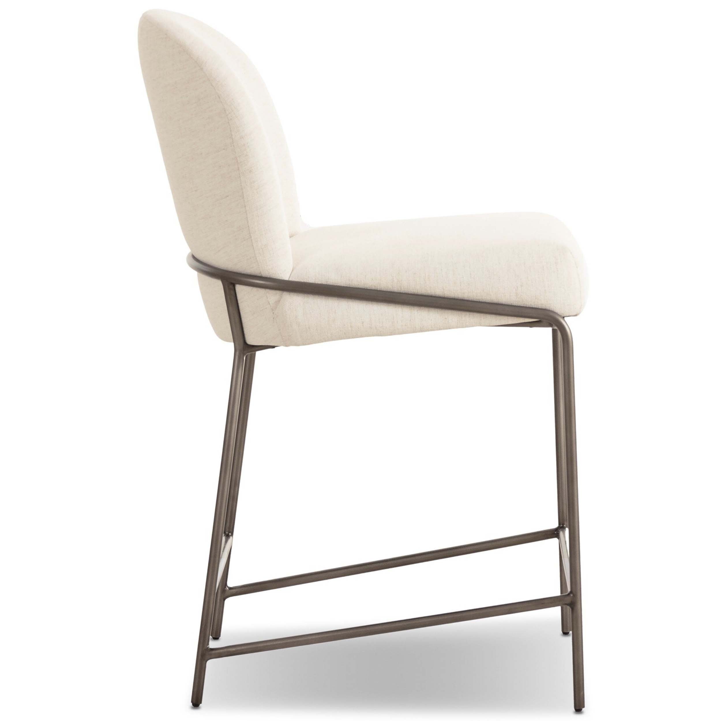 Astrud Bar + Counter Stool, Crypton Nomad Snow