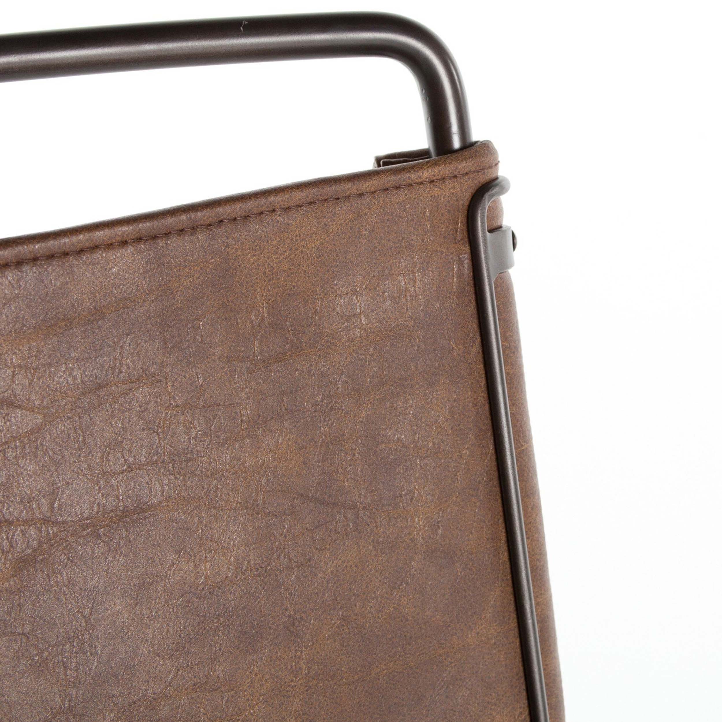 Wharton Bar + Counter Stool, Distressed Brown