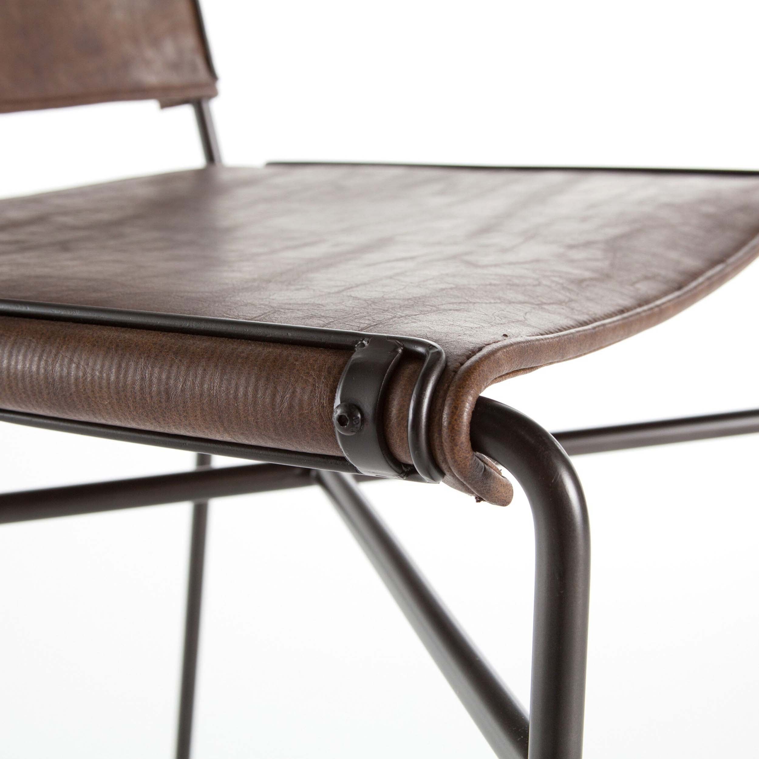 Wharton Bar + Counter Stool, Distressed Brown
