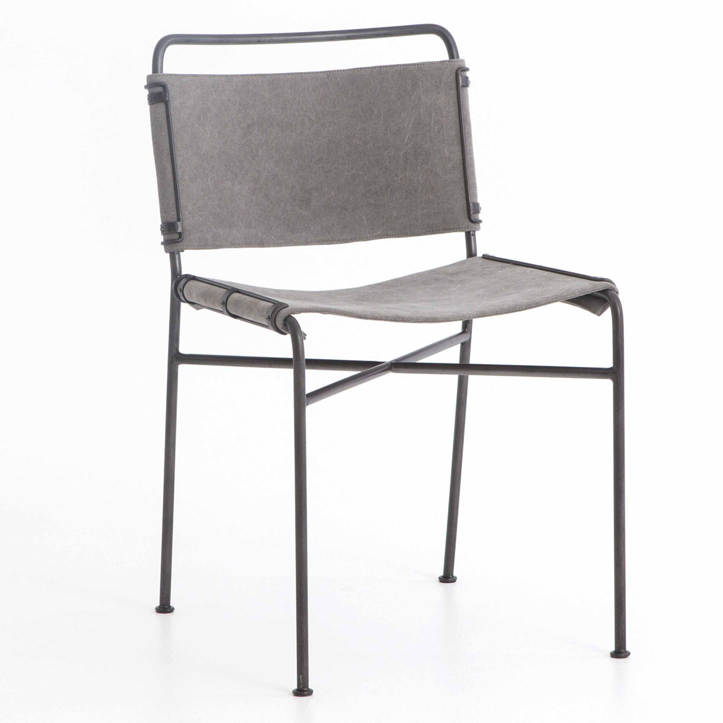 Wharton Dining Chair, Stonewash Grey