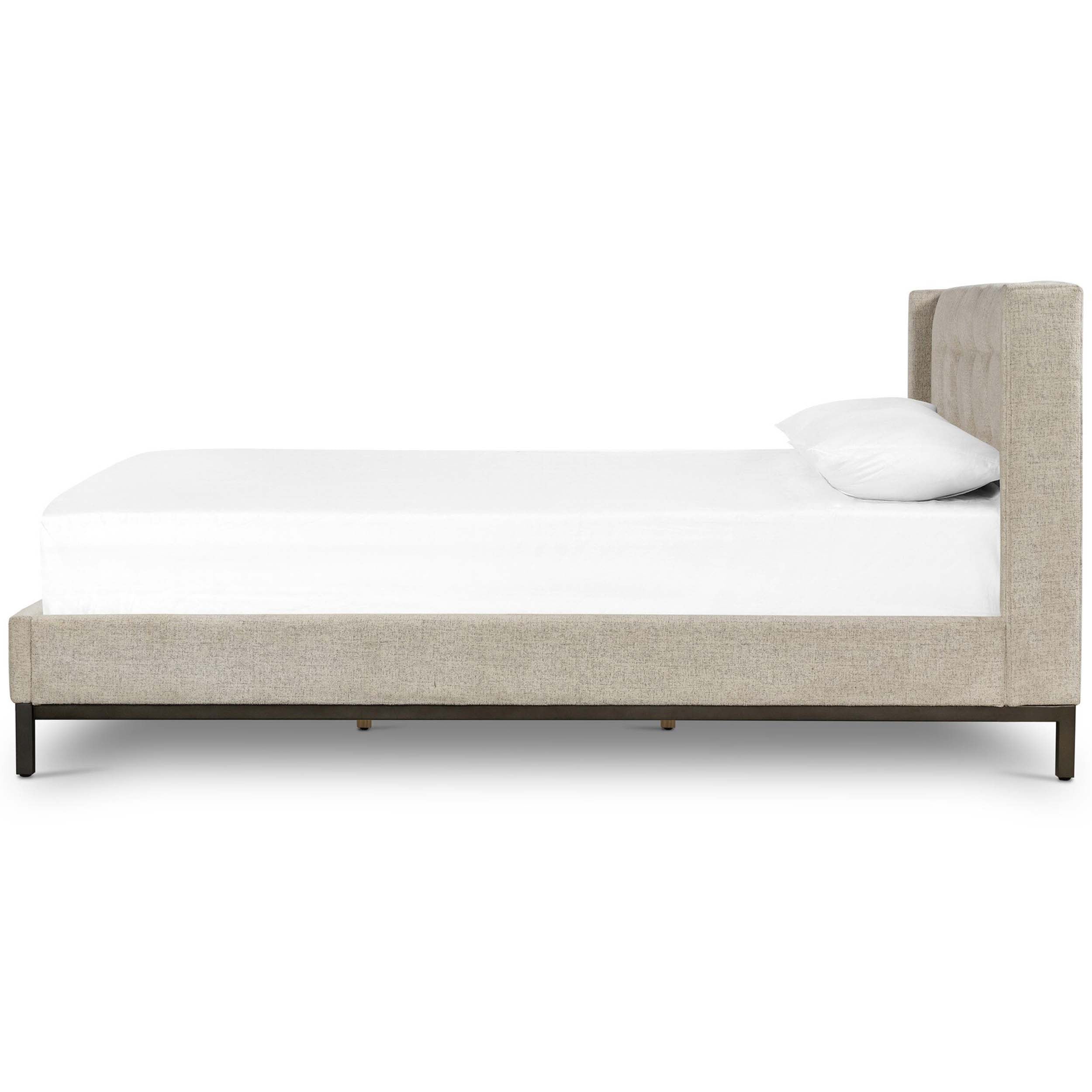 Newhall Bed, Plushtone Linen