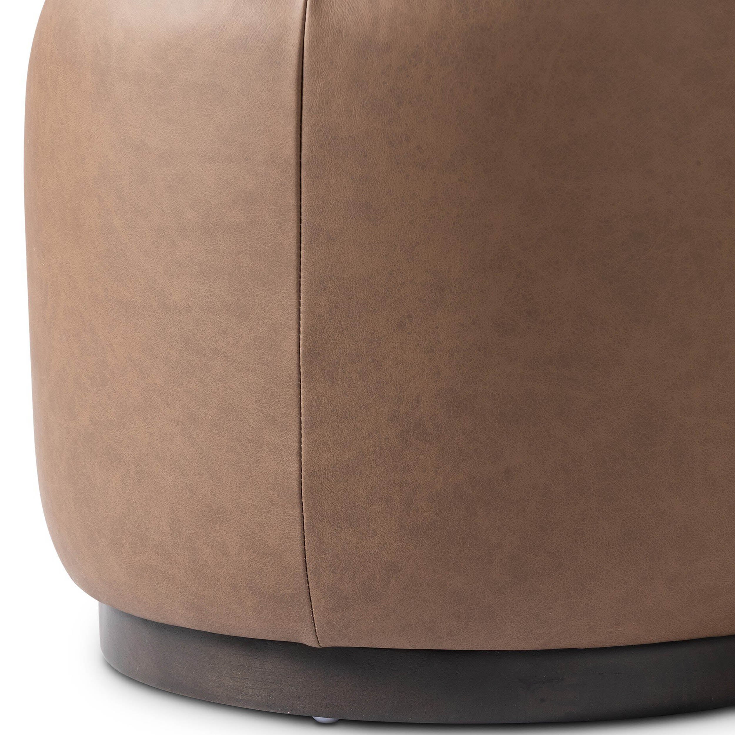 Sinclair Round Ottoman, Maestro Cigar