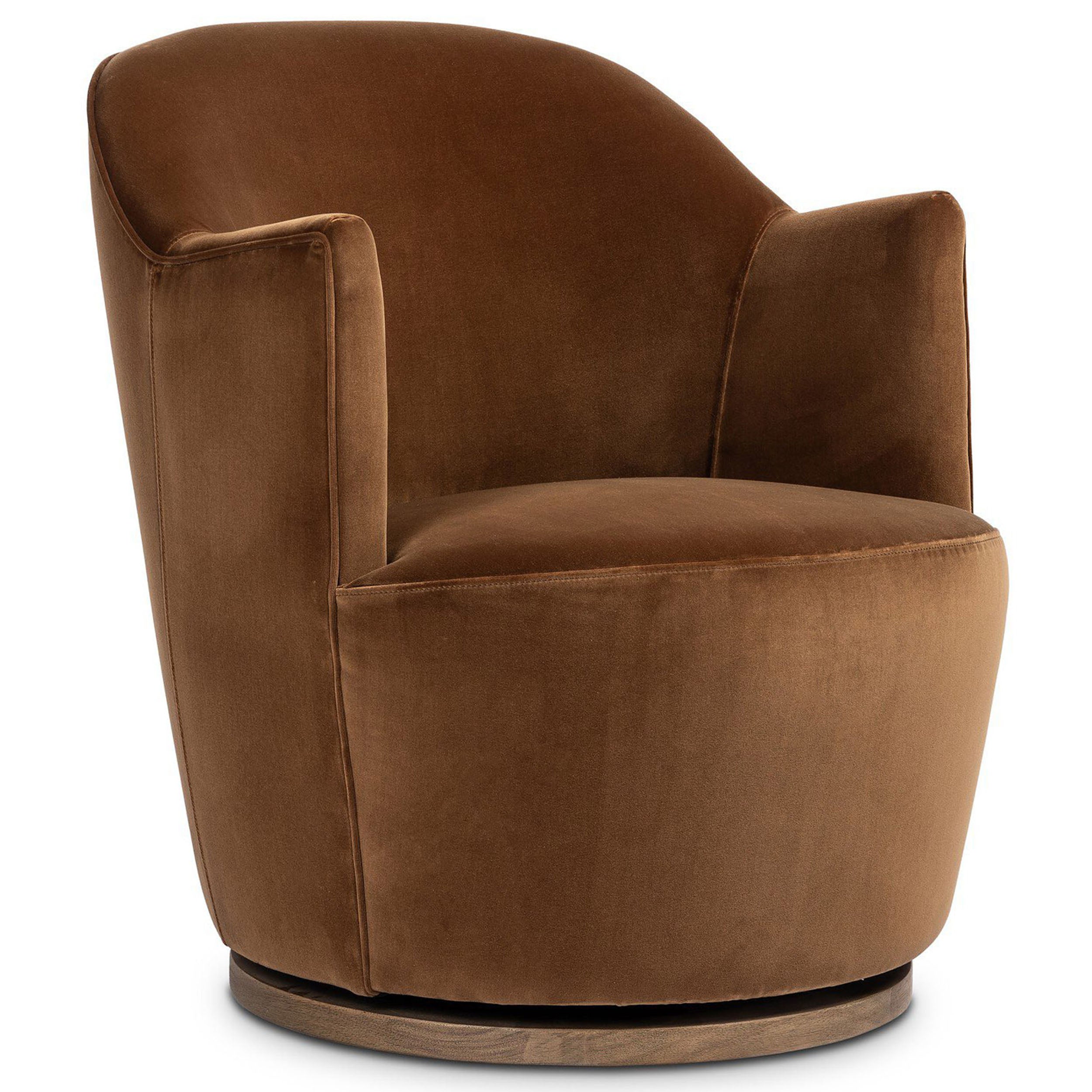 Aurora Swivel Chair, Surrey Ochre
