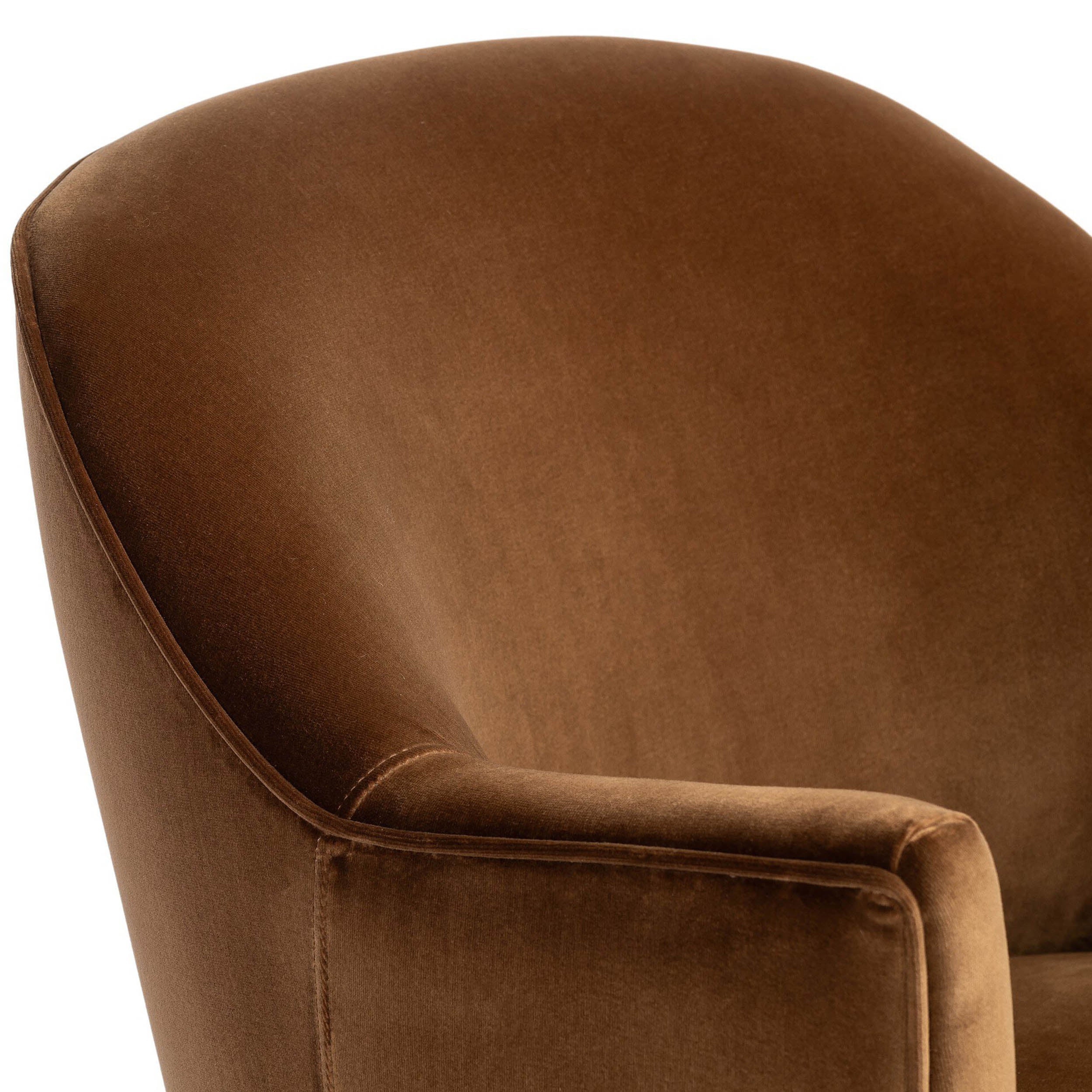 Aurora Swivel Chair, Surrey Ochre