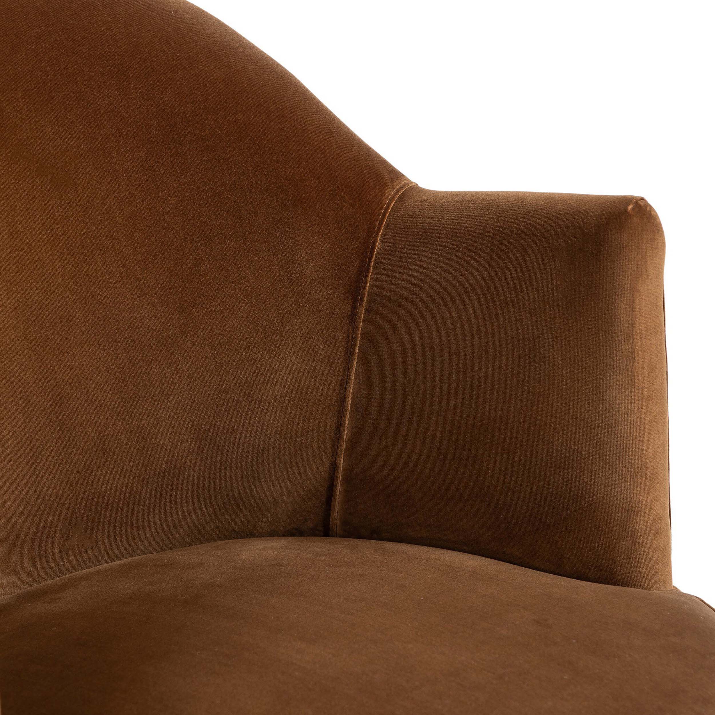 Aurora Swivel Chair, Surrey Ochre