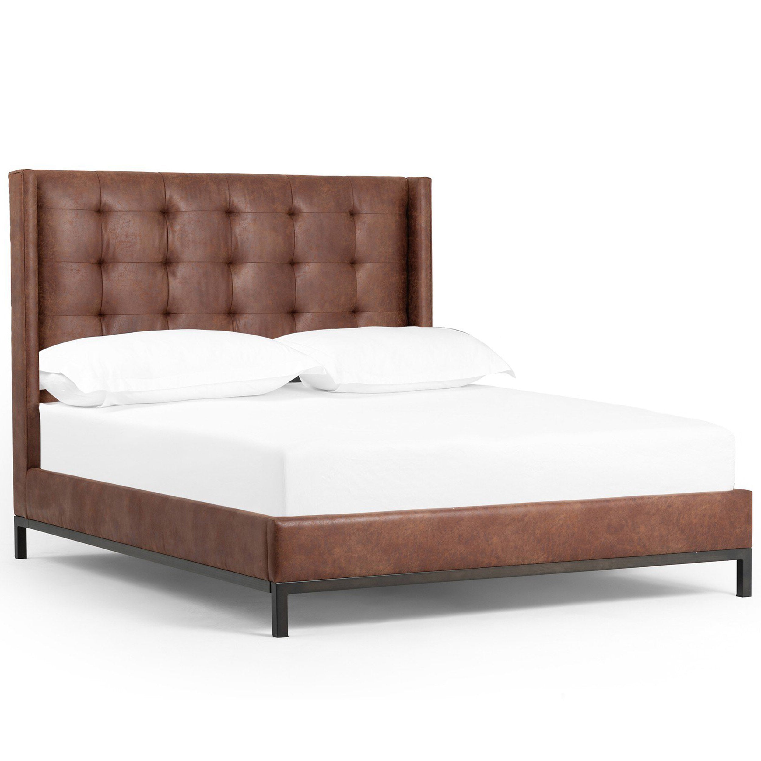 Newhall Bed - 55", Vintage Tobacco