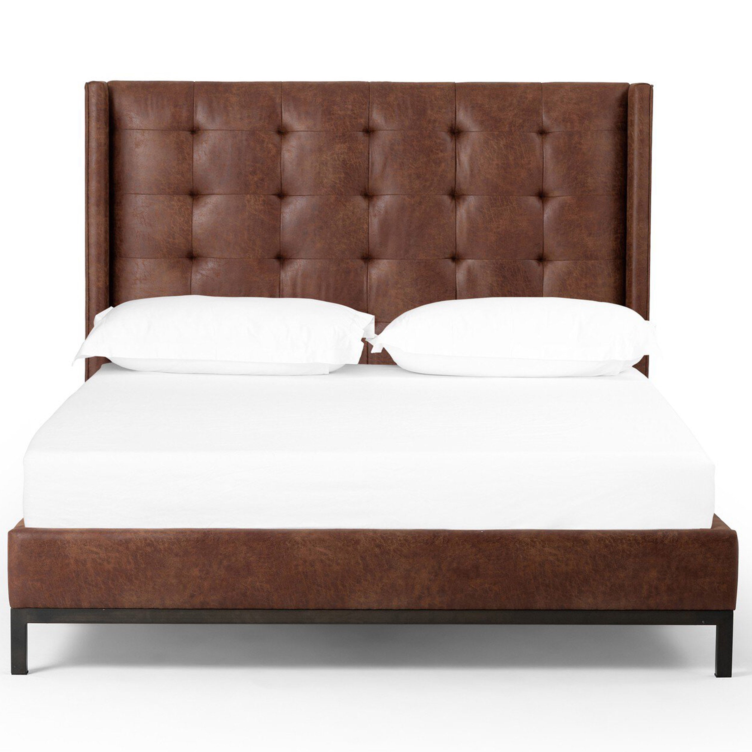 Newhall Bed - 55", Vintage Tobacco