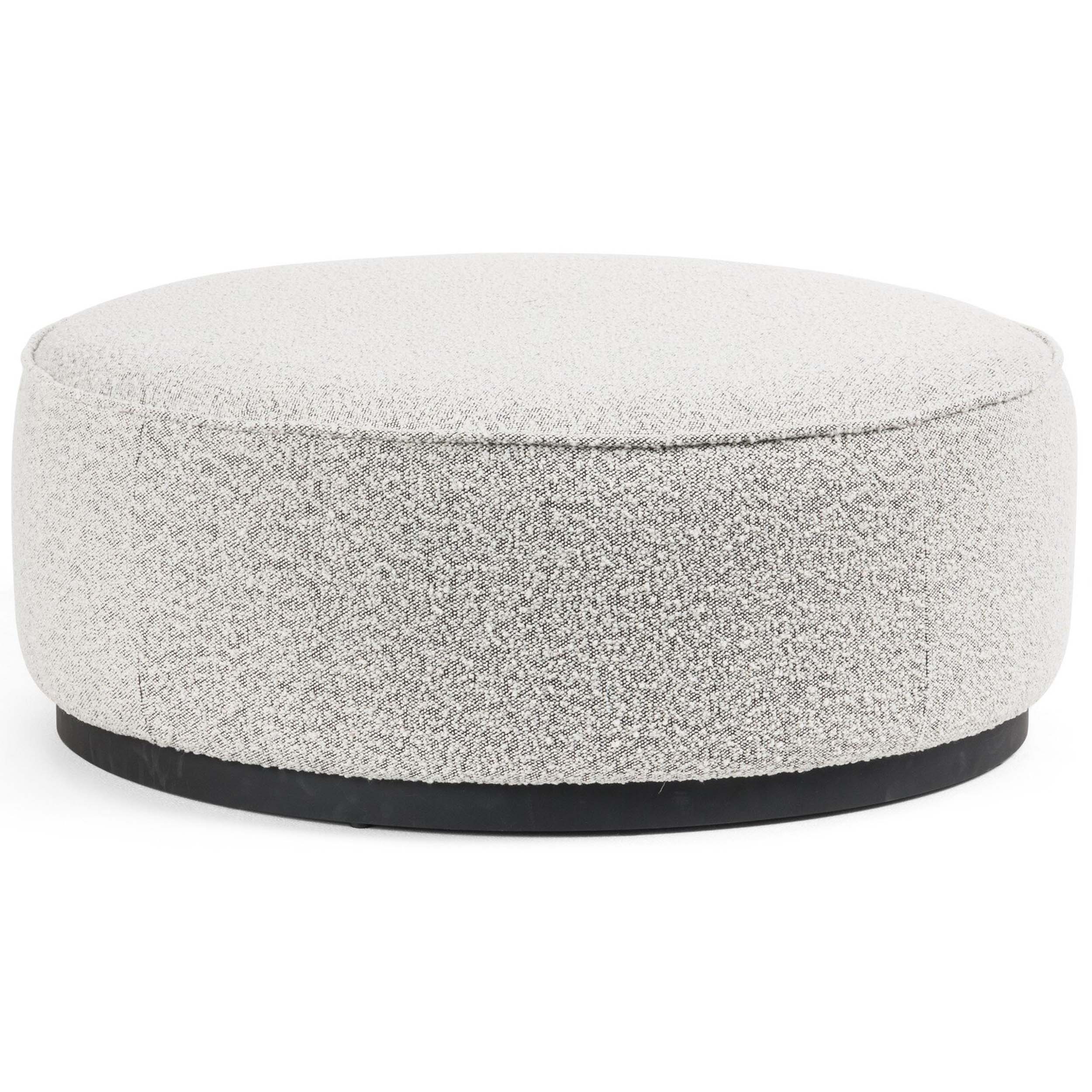 Sinclair Large Round Ottoman, Knoll Domino