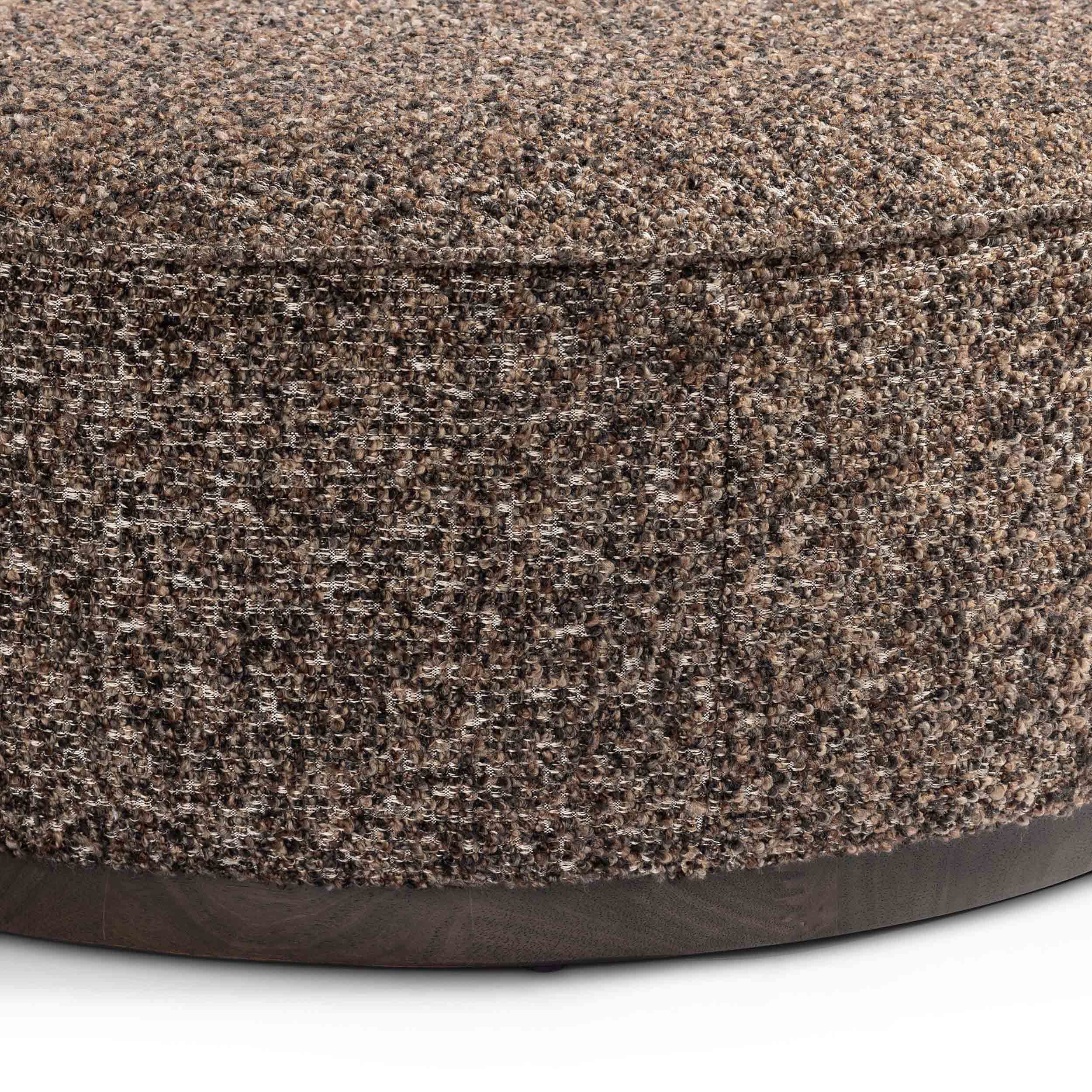 Sinclair Large Round Ottoman, Ivan Granite