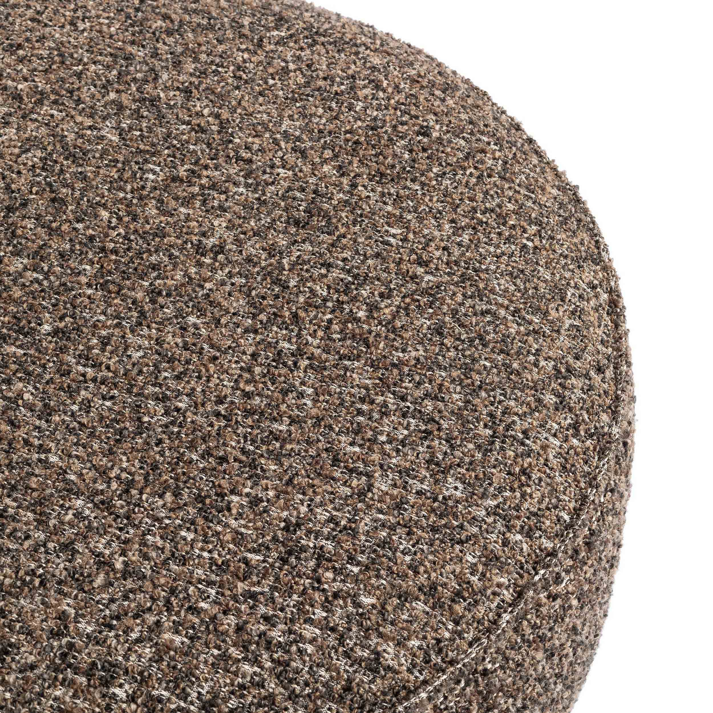 Sinclair Large Round Ottoman, Ivan Granite