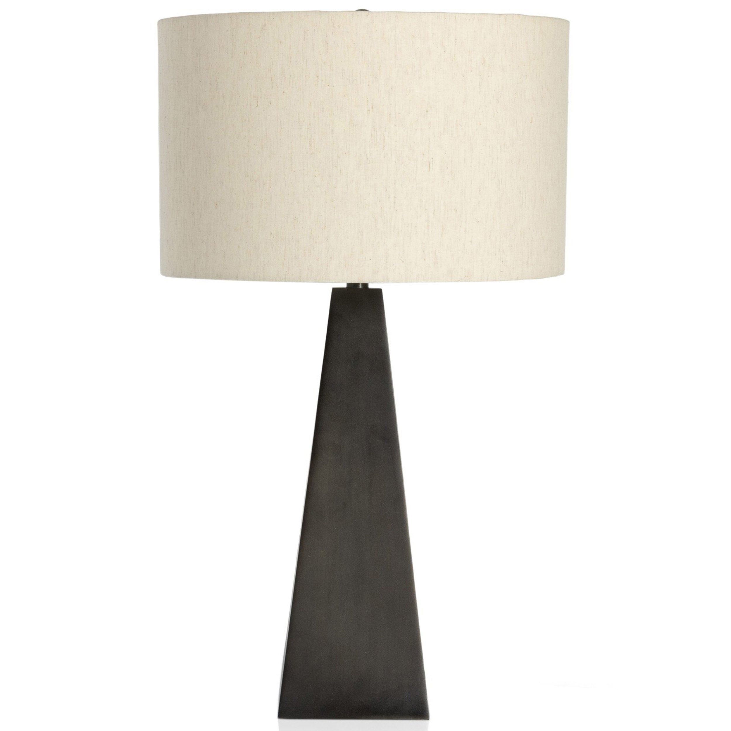 Leander Table Lamp, Dark Antique Pewter