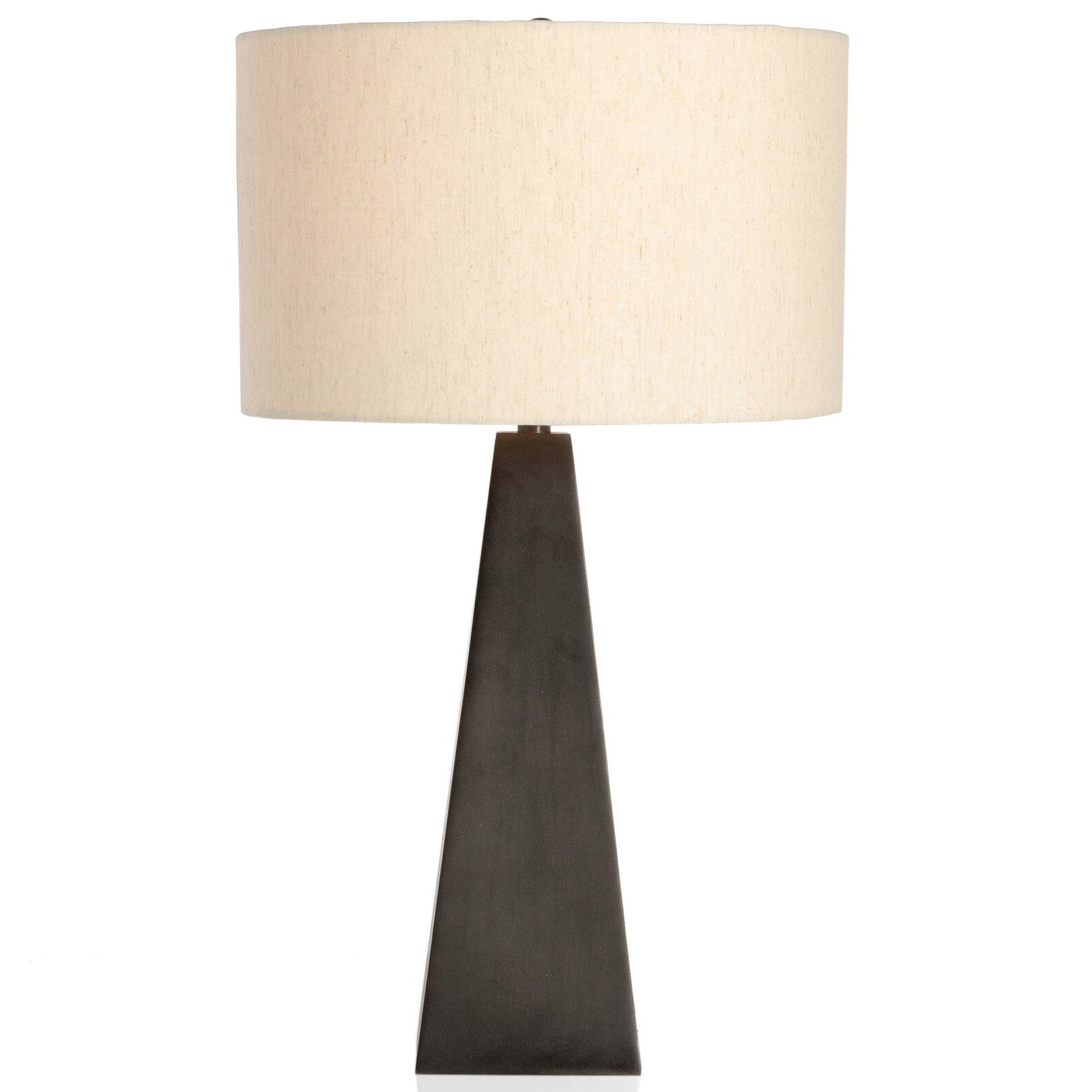 Leander Table Lamp, Dark Antique Pewter