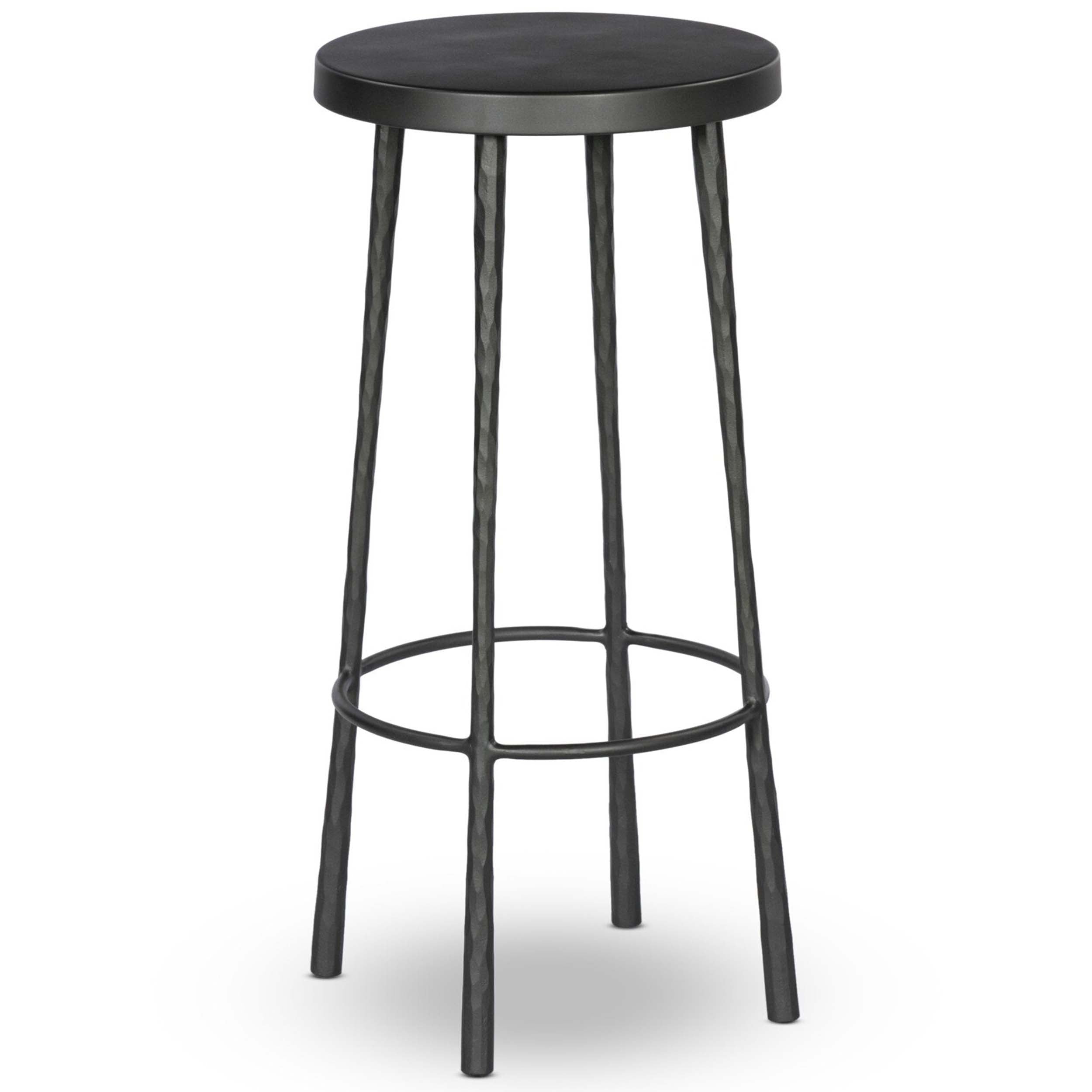Westwood Bar + Counter Stool, Hammered Gunmetal