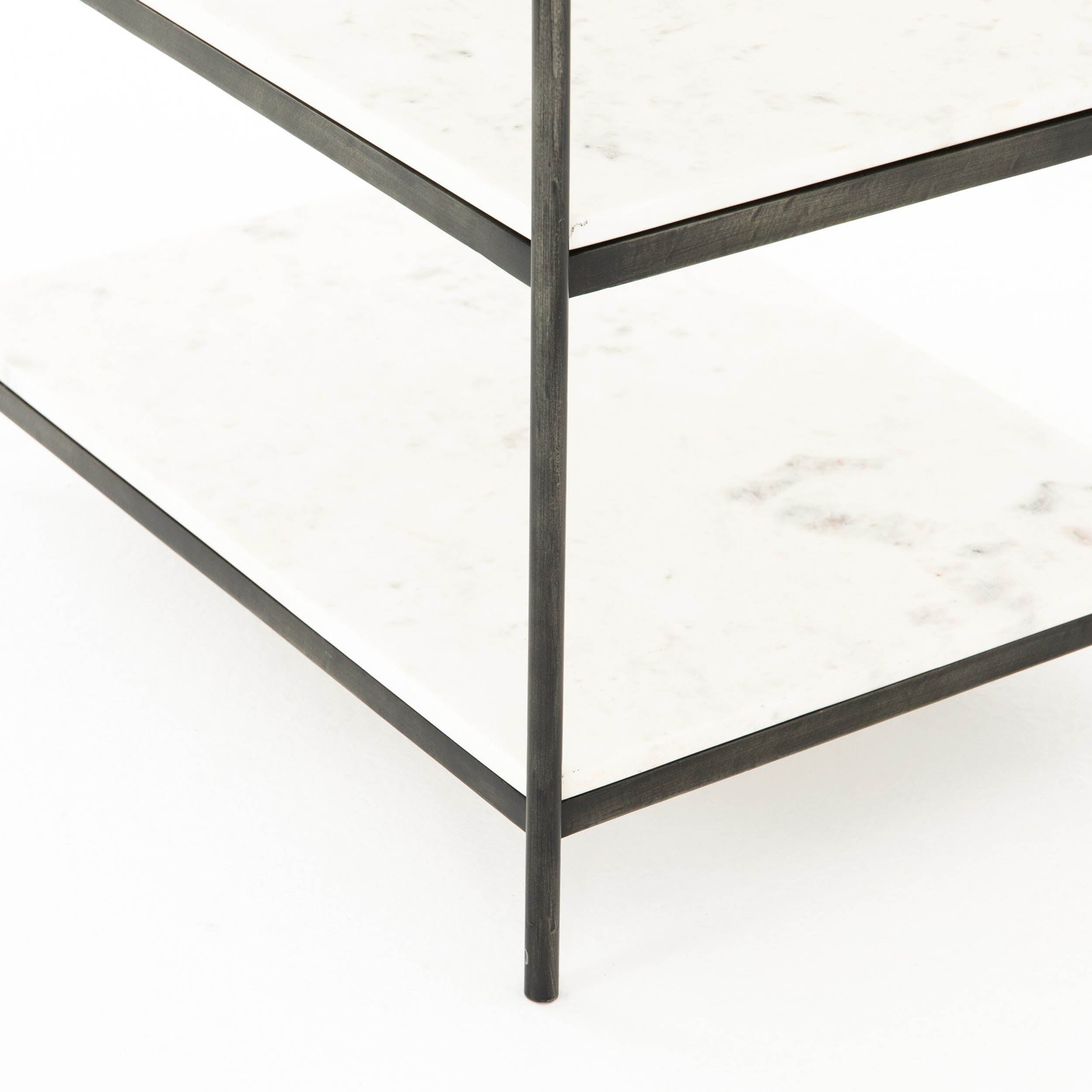 Felix Nightstand, Hammered Grey