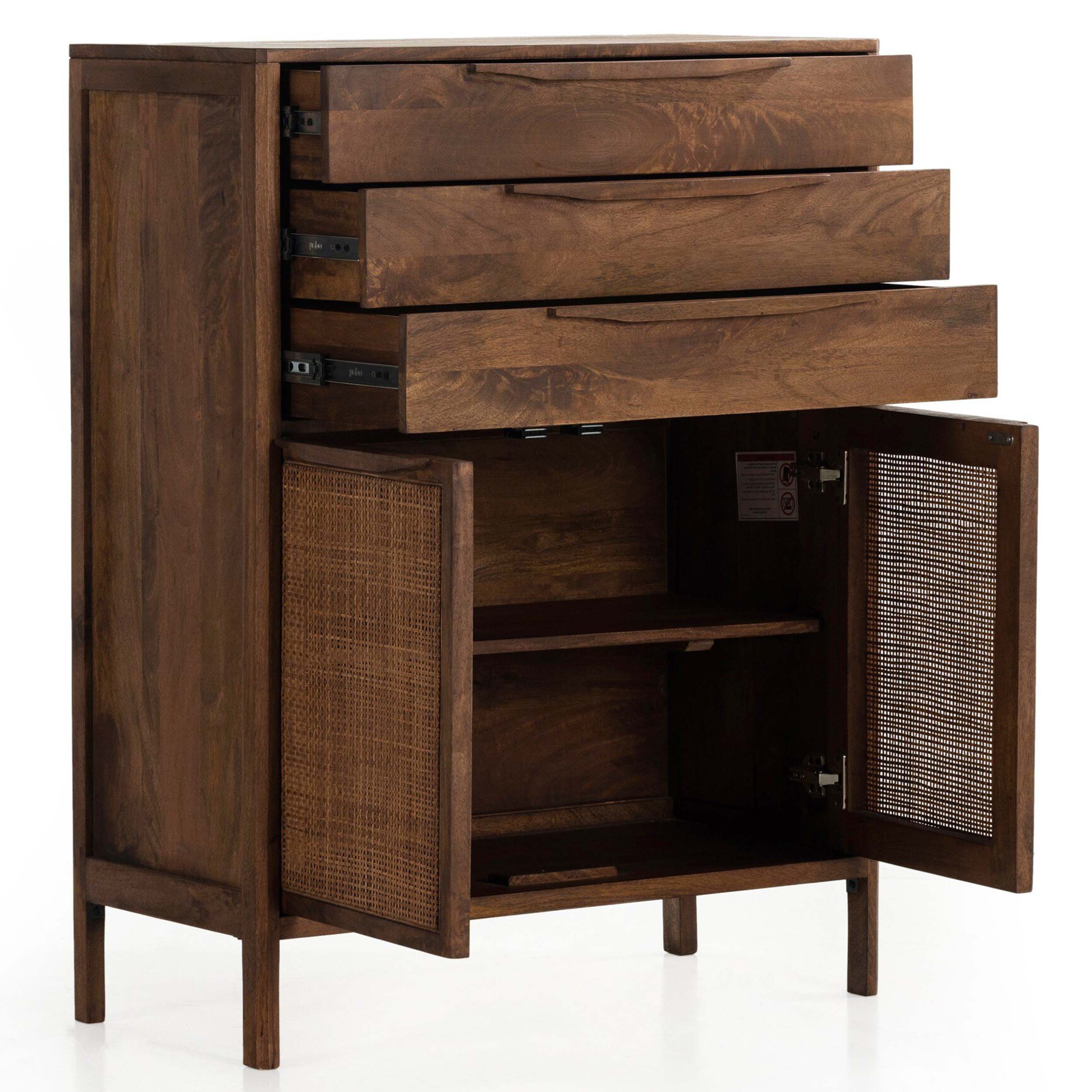 Sydney Tall Dresser, Brown Wash