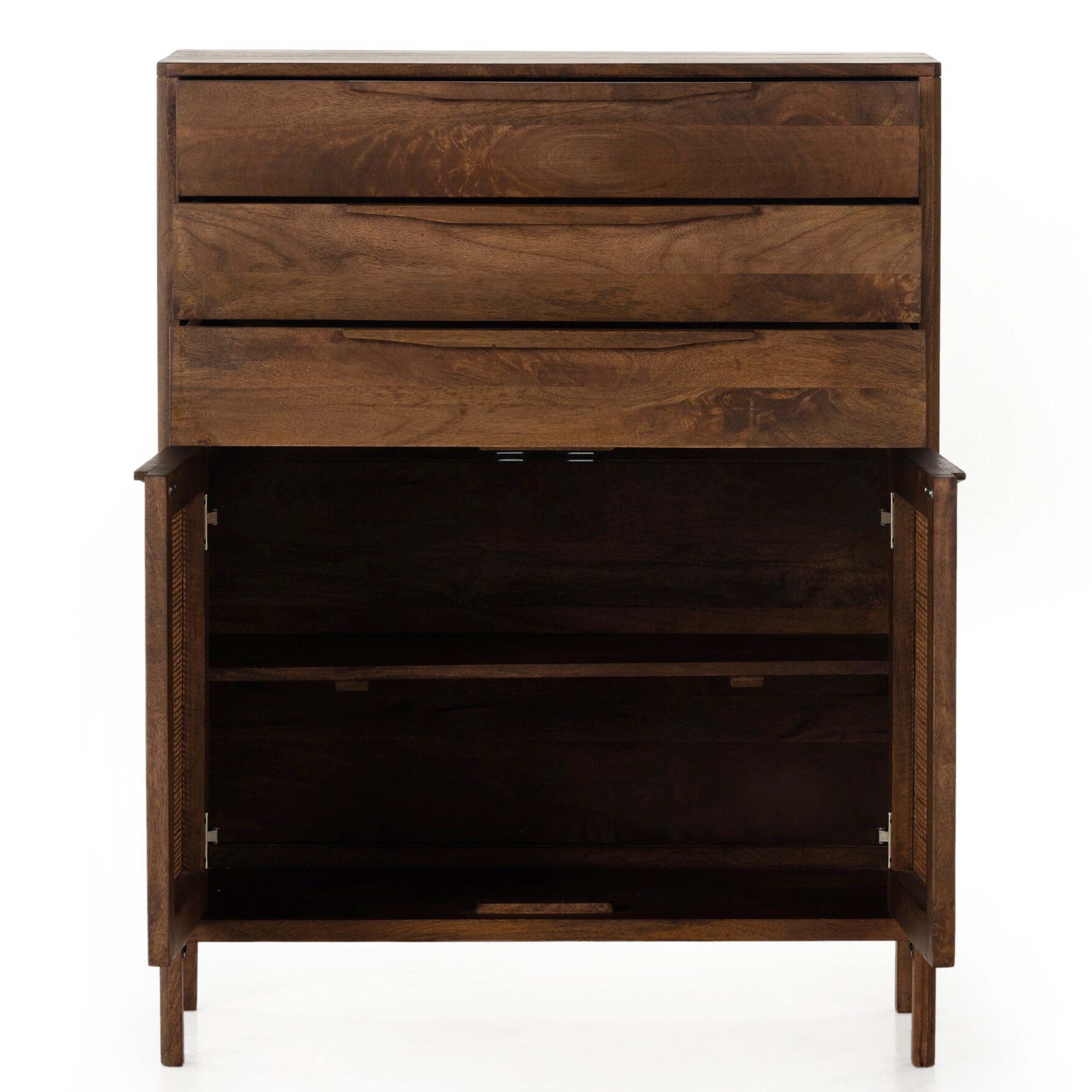 Sydney Tall Dresser, Brown Wash