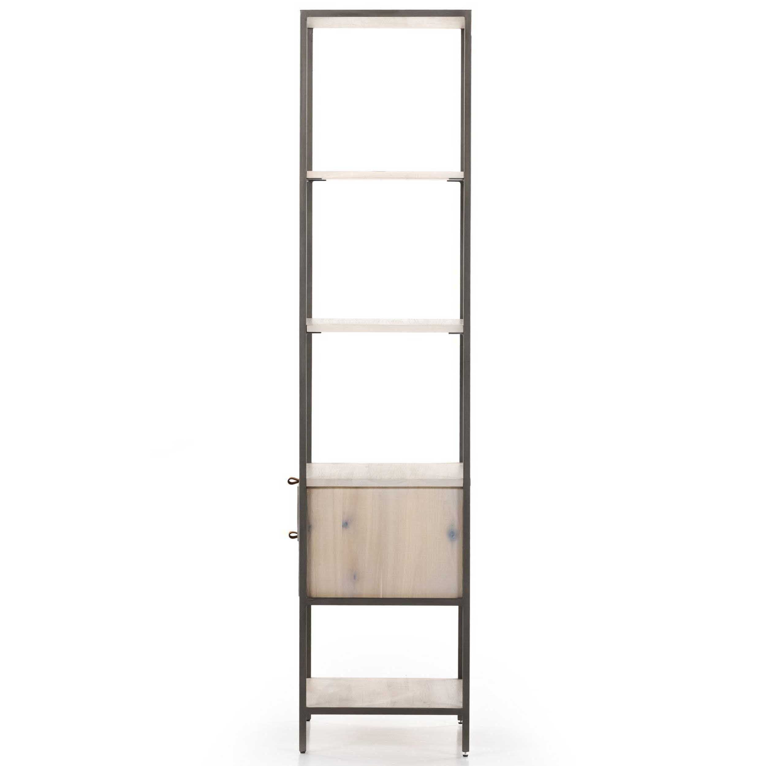 Trey Bookshelf, Natural Iron/Dove Poplar