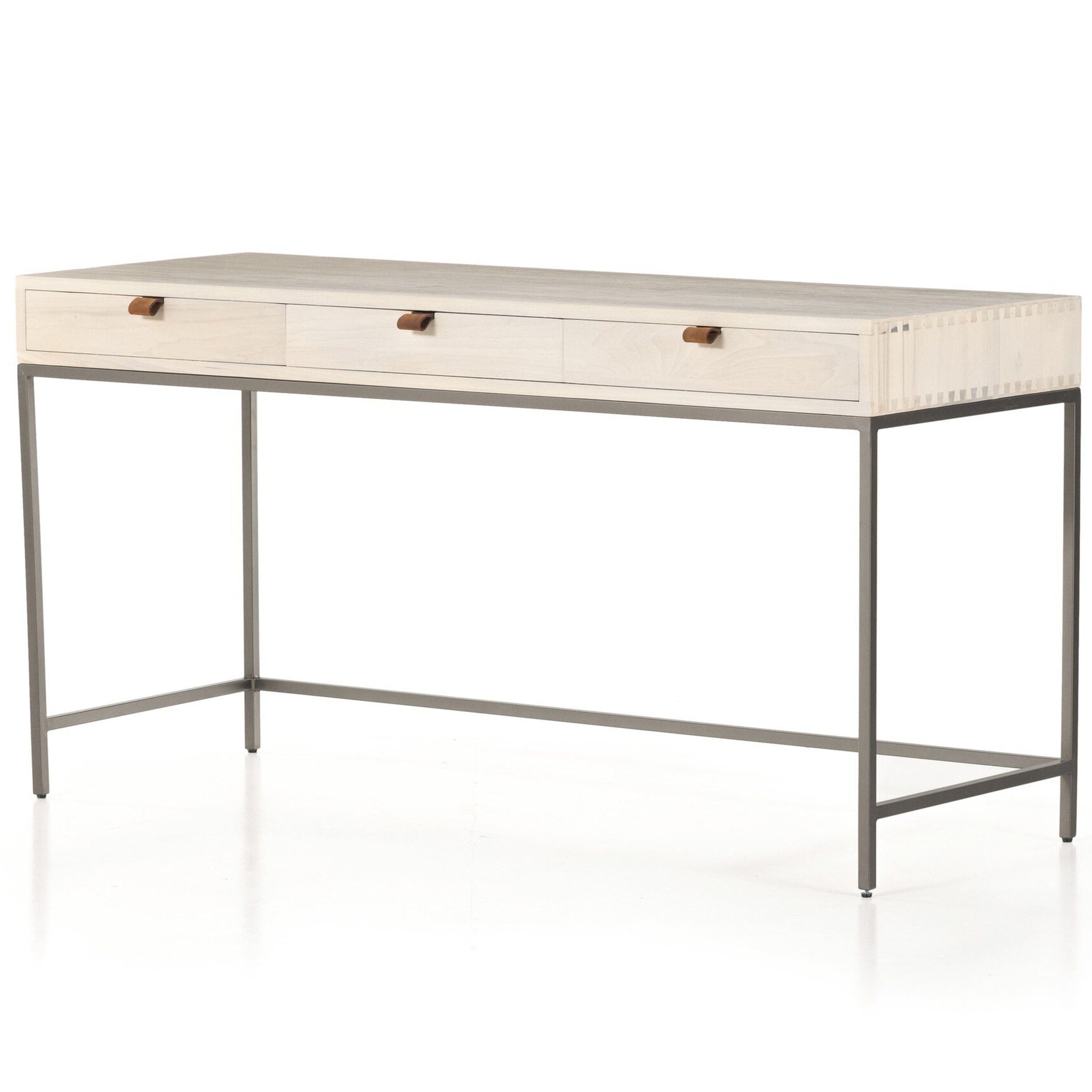 Trey Modular Writing Desk, Dove Poplar